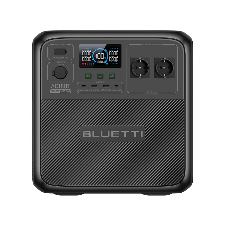 Bluetti AC180T - Reliable Power Station (1,800W 1,433Wh)