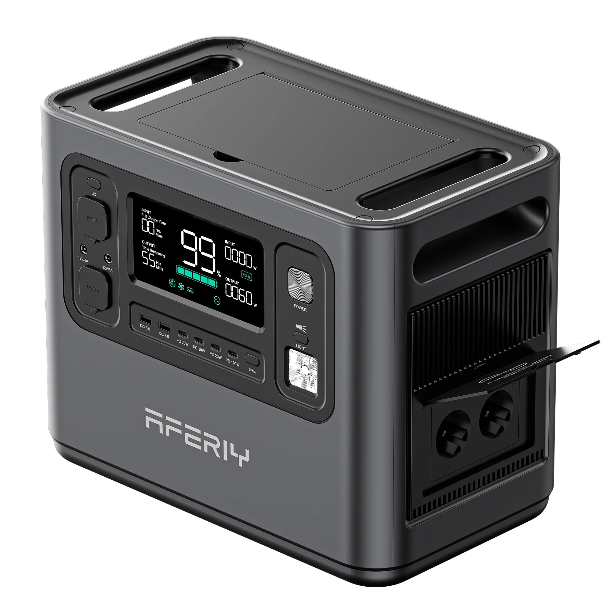 AFERIY P110-D Bärbar Kraftstation 1200W 960Wh