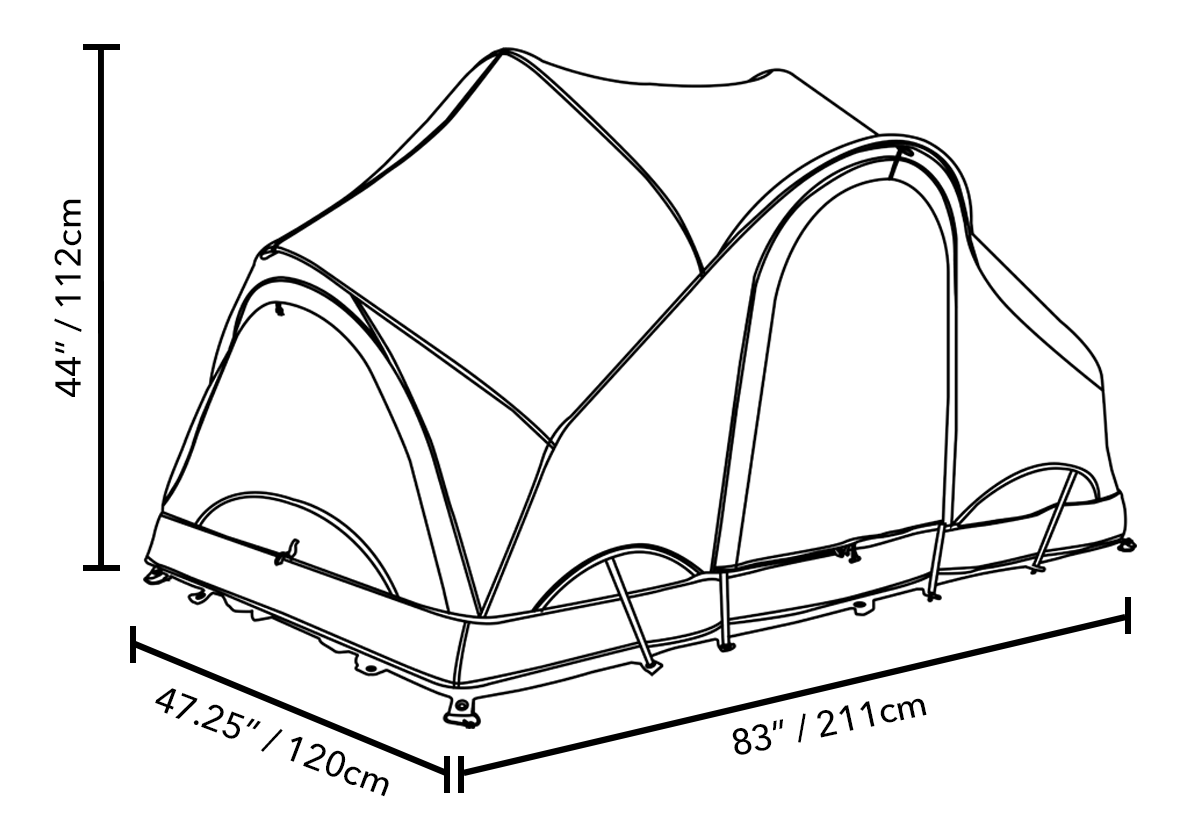 C6 Rev Tent - 2-in-1 Roof Tent