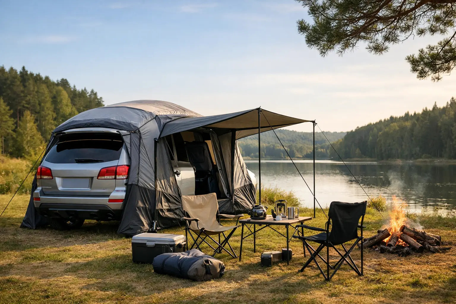 Bedste bilfortelte til camping til din bil