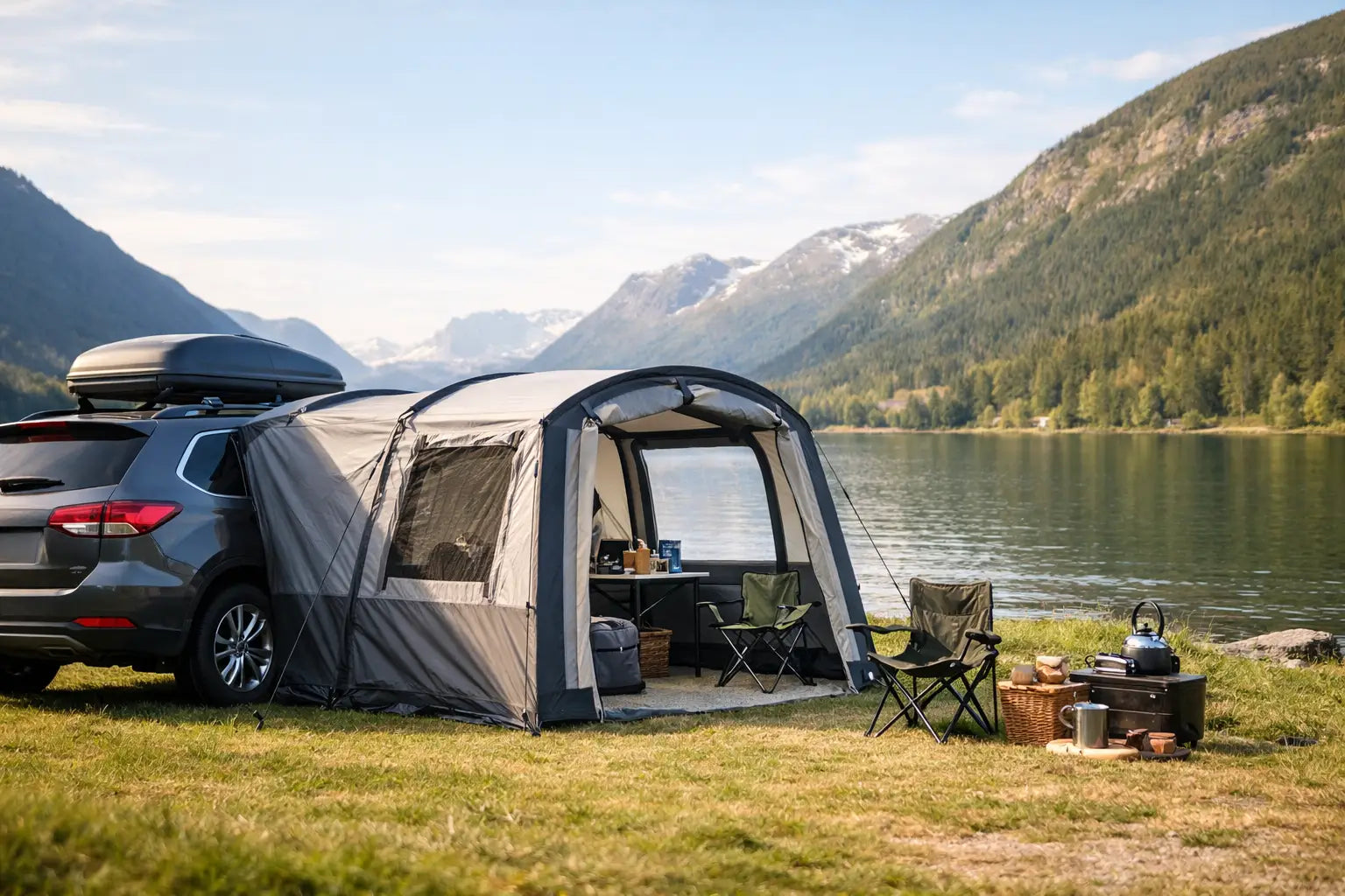 Bilfortelt camping: Mere plads på roadtrippen