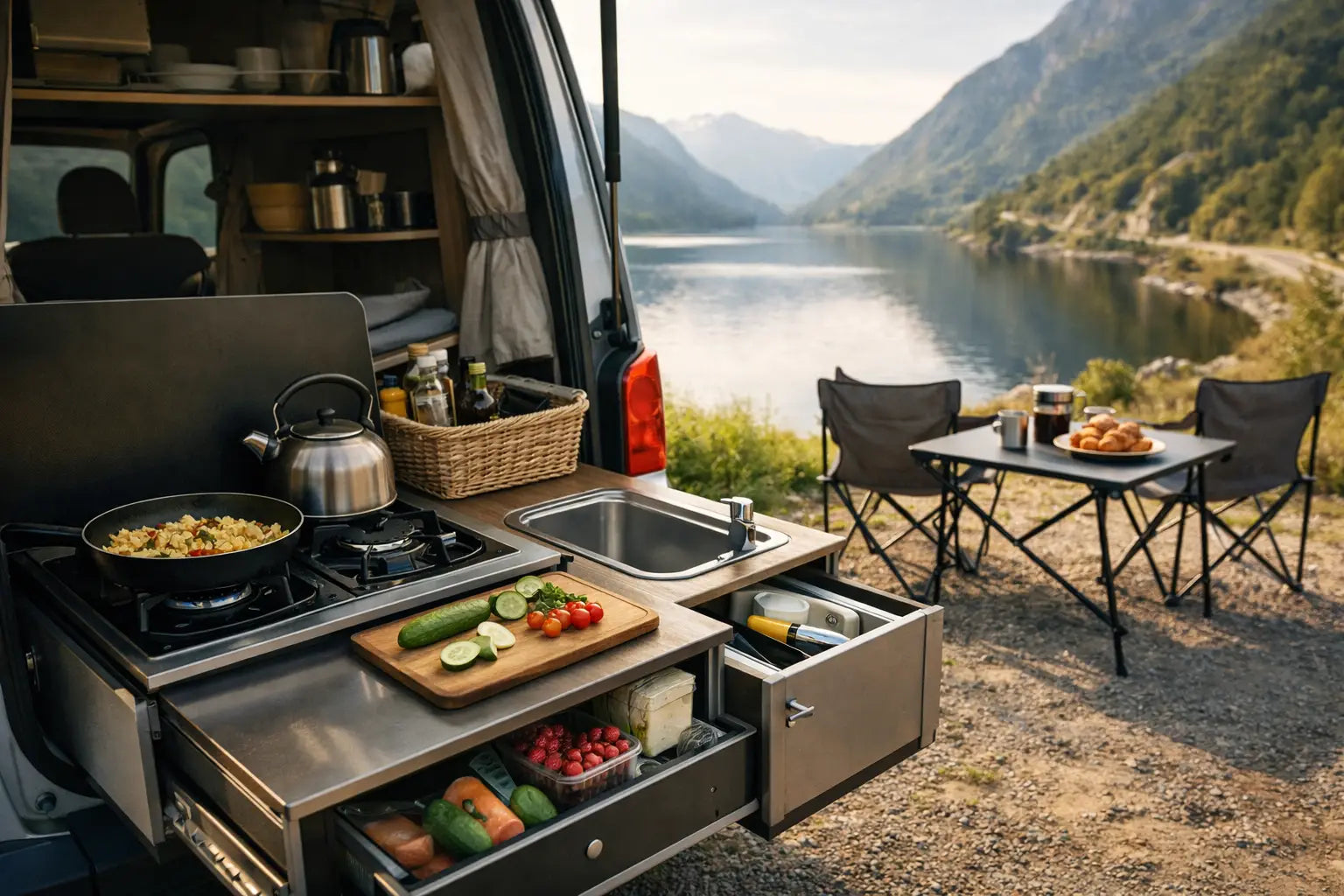 De bedste køkkenløsninger til roadtrip
