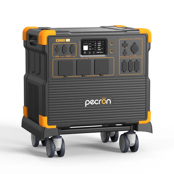 PECRON E3800LFP Power Station 4200W 3840Wh (med gratis vogn)
