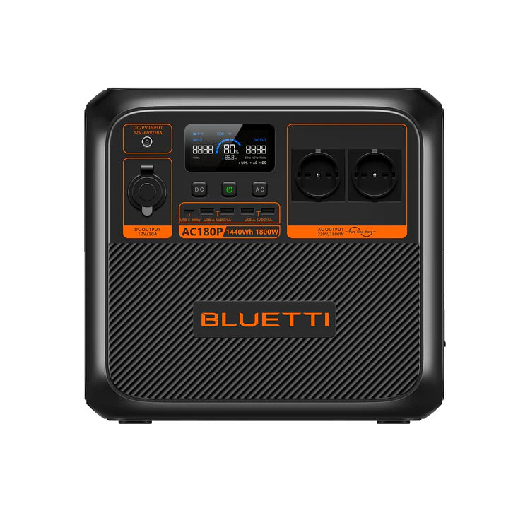 Bluetti AC180P - Pålidelig Power Station (1800W | 1440Wh)