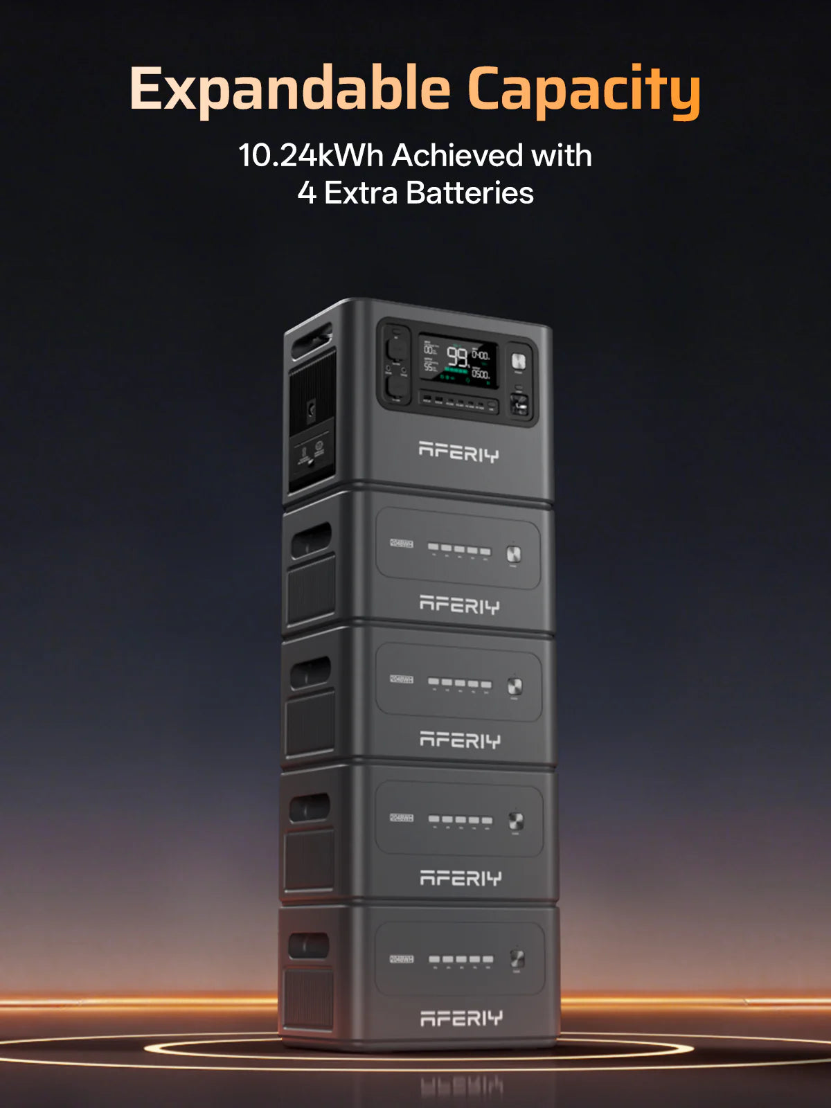 Aferiy P280-B 2048Wh Udvidelsesbatteri (Passer til Aferiy P280)