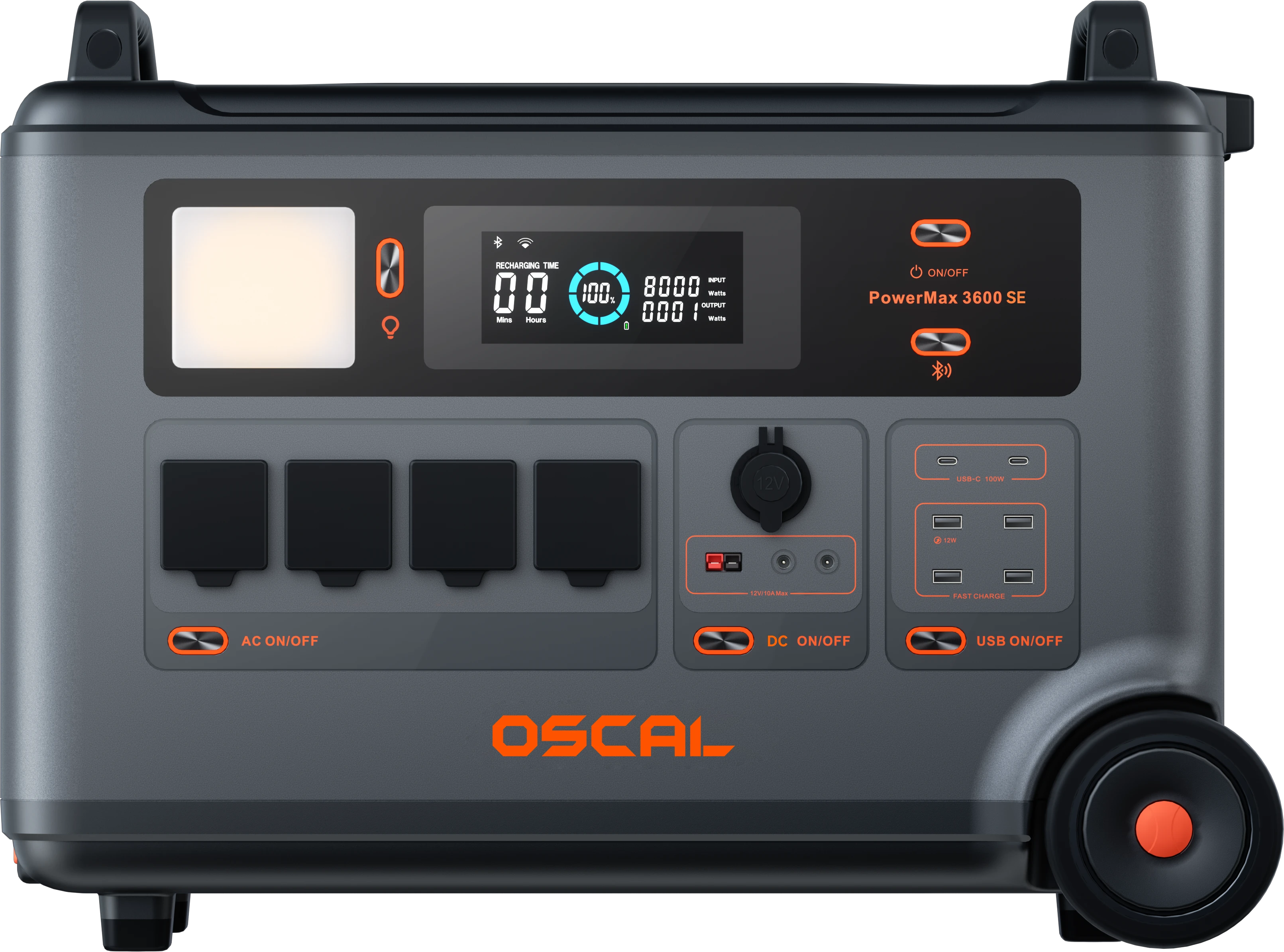 OSCAL PowerMax 3600 SE Kraftstation (3600Wh)