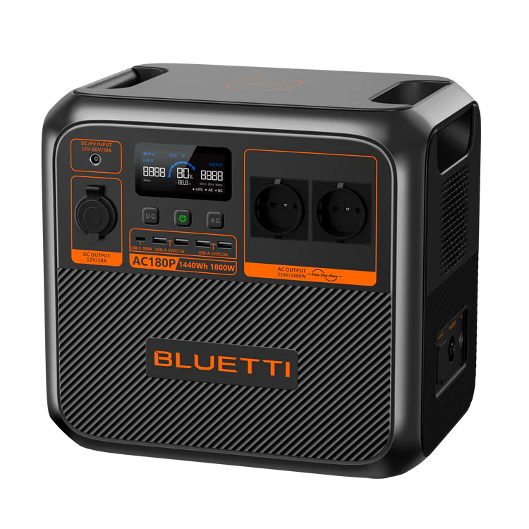 Bluetti AC180P - Pålidelig Power Station (1800W | 1440Wh)