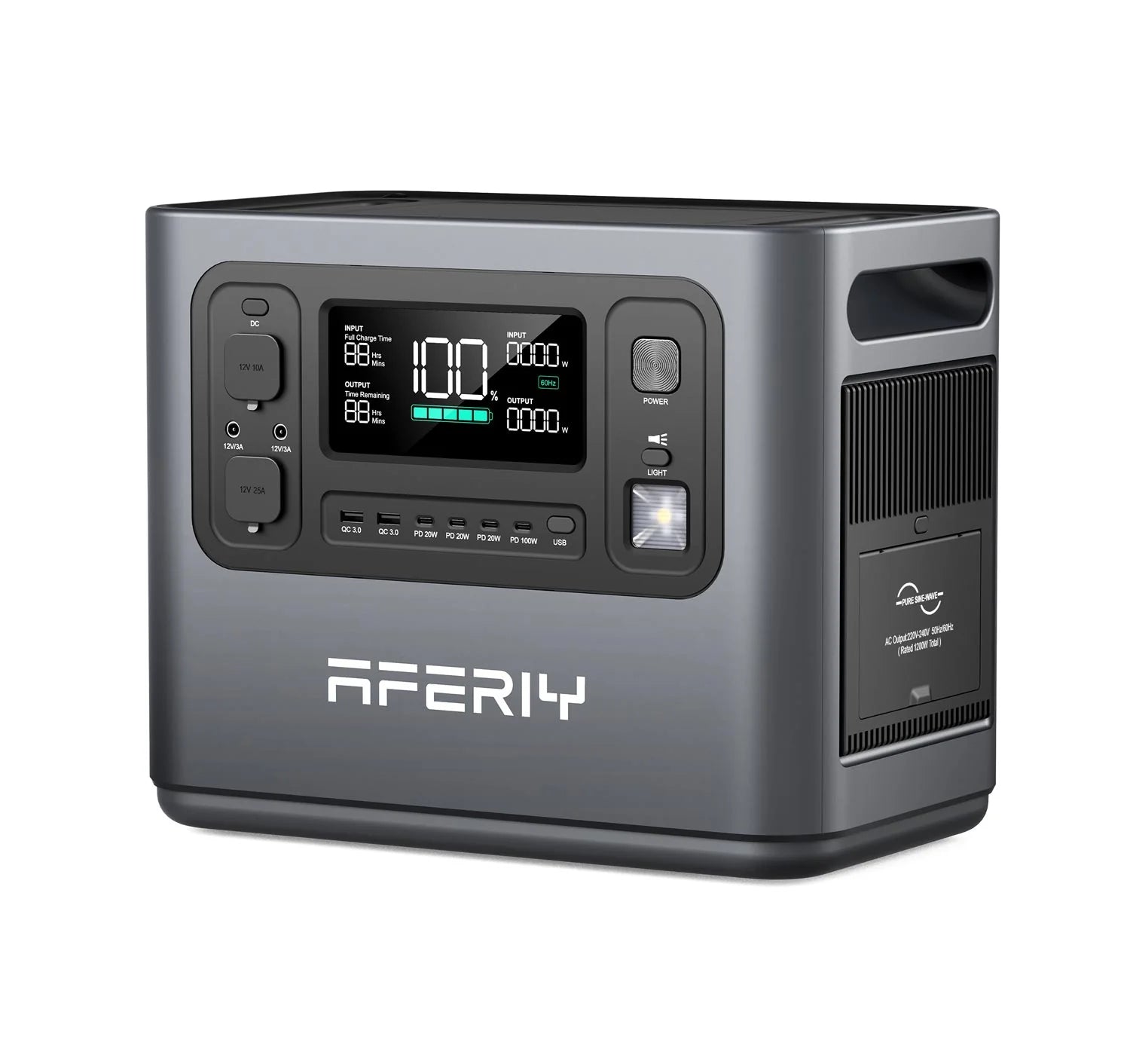 AFERIY P110-D Transportabel Power Station 1200W 960Wh