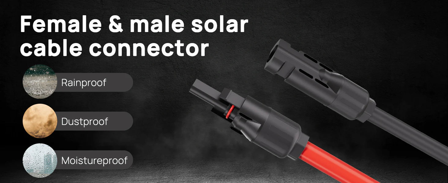 AFERIY forlængerkabel til solcellepaneler 5M/10M