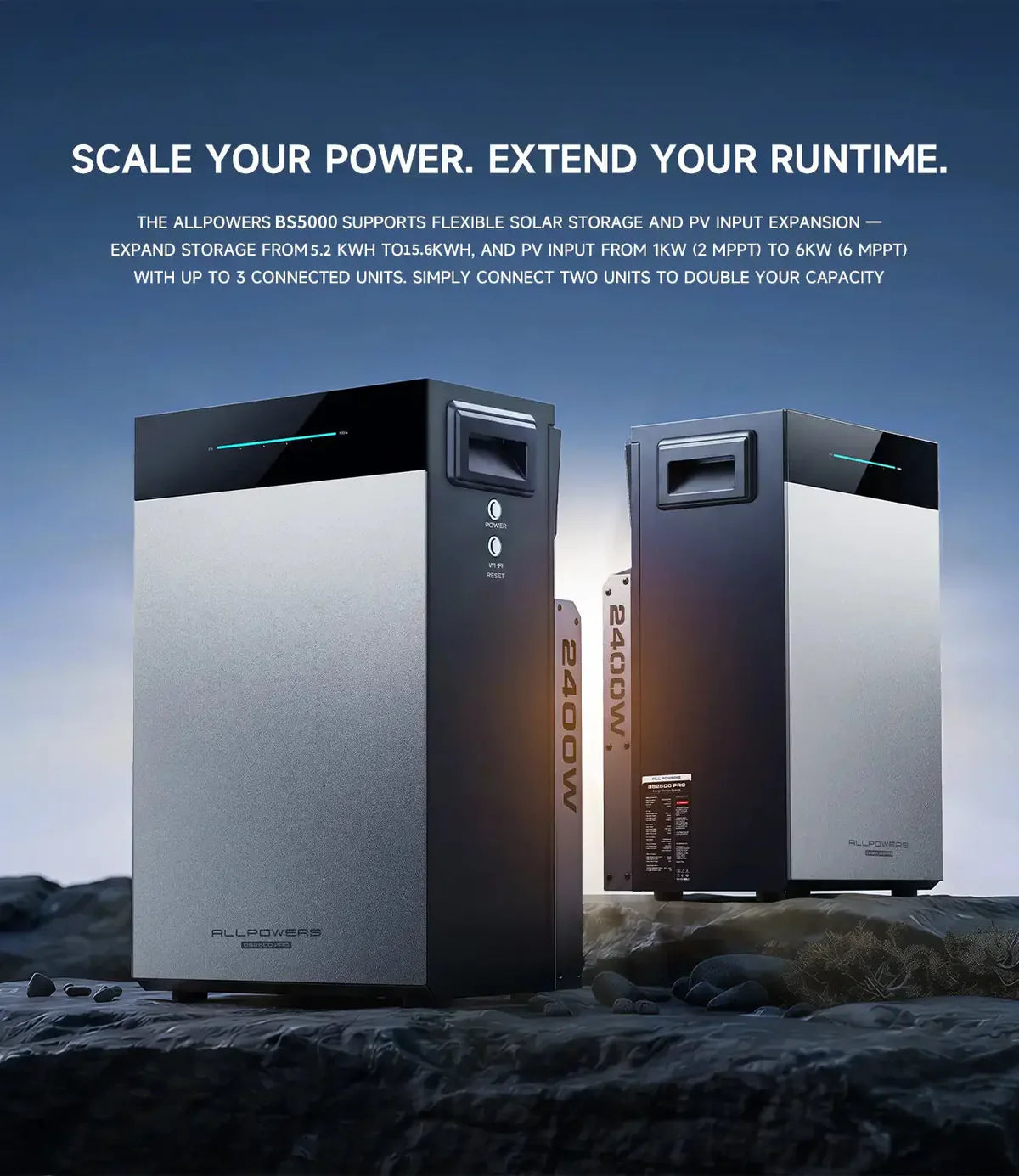 ALLPOWERS BS5000 PRO Plug-and-Play Home Solar Plant