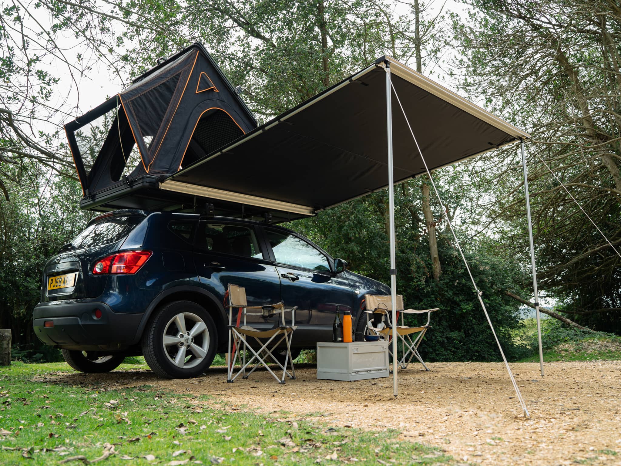 markise til bil TentBox Universal-Seitenmarkise – Markise für das Auto — Offgridconnection