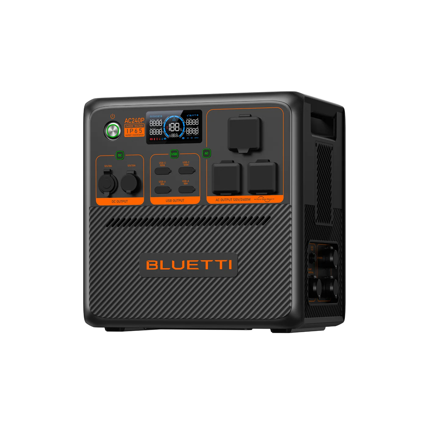 Bluetti AC240P – Zuverlässiges Kraftwerk (2400 W, 1843 Wh) 
