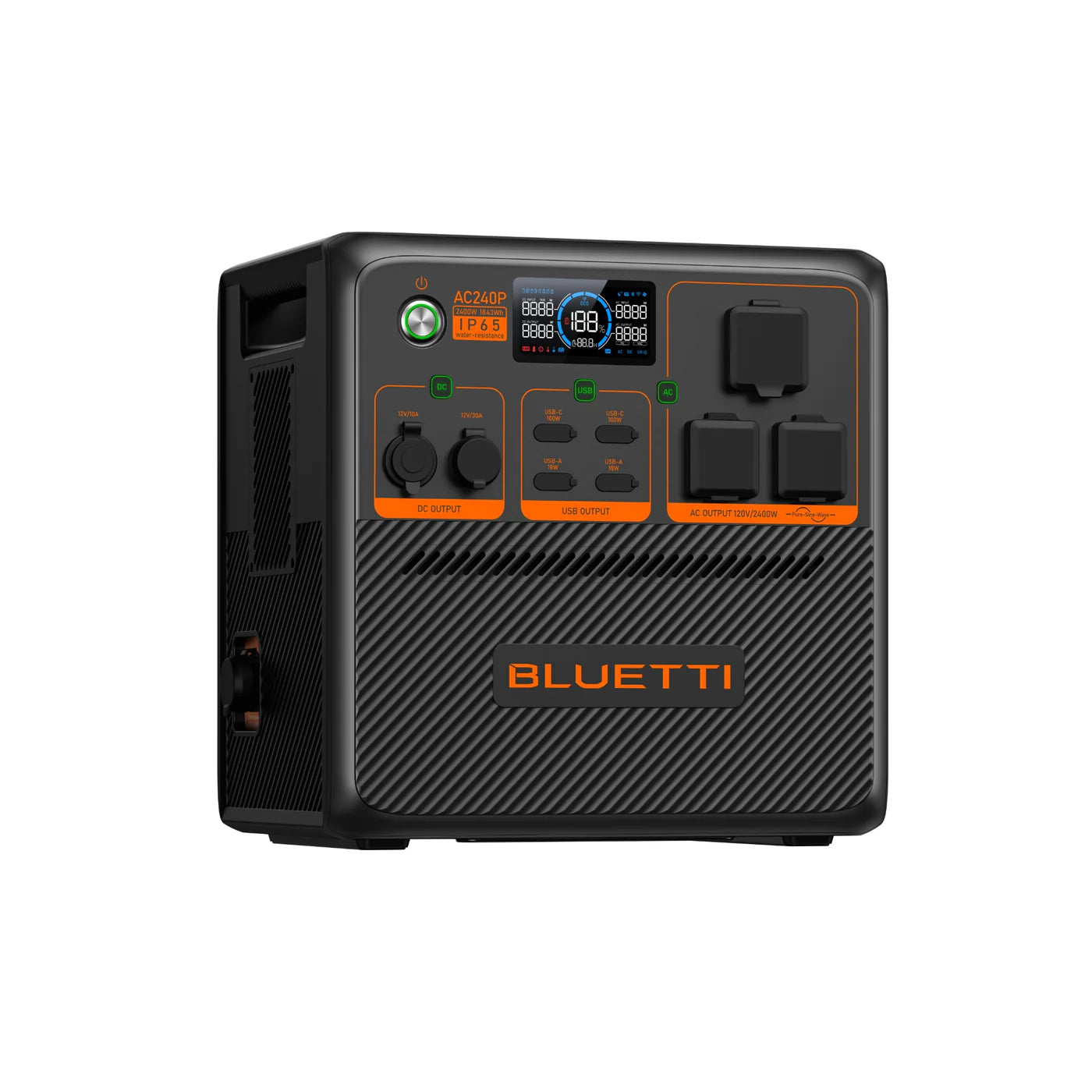 Bluetti AC240P – Zuverlässiges Kraftwerk (2400 W, 1843 Wh) 