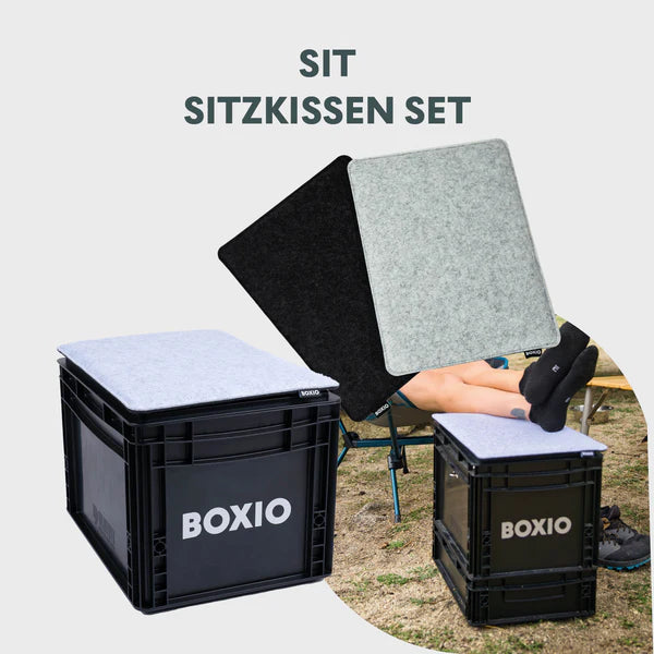 BOXIO - SANITÄR: Komplett set med toalett, mobilt handfat och tillbehör