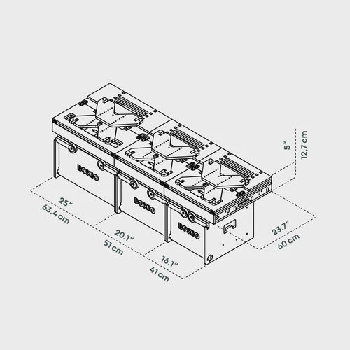 BOXIO RACK BOX + BED BUNDLE
