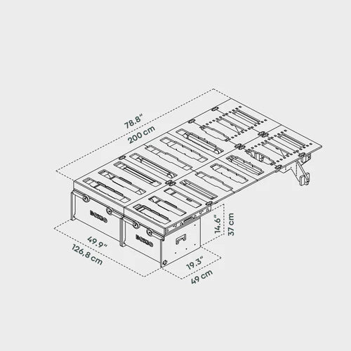 BOXIO RACK BOX + BED BUNDLE
