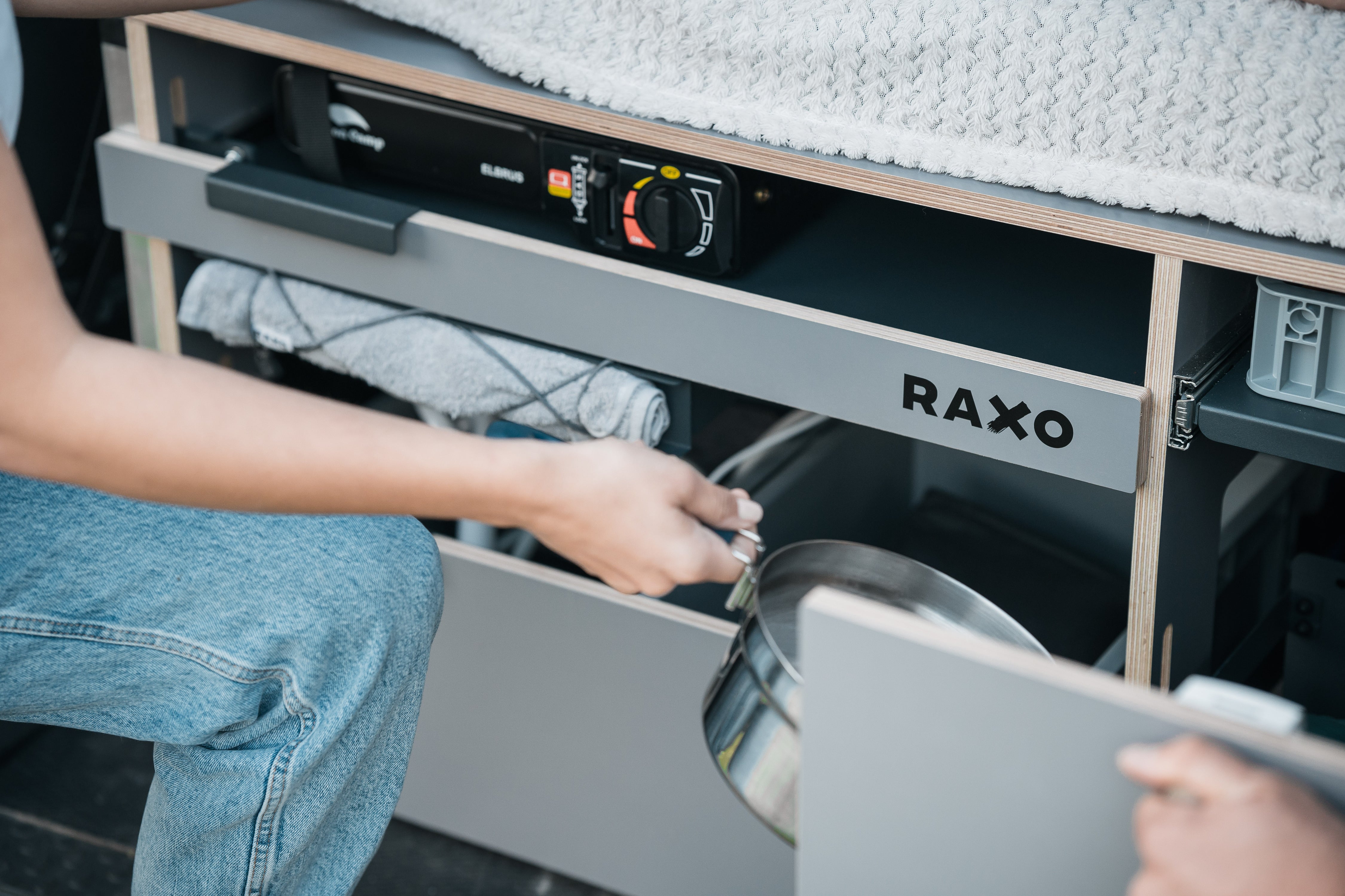 RAXO Base Campervan Module - Transform your car into a comfortable and functional campervan