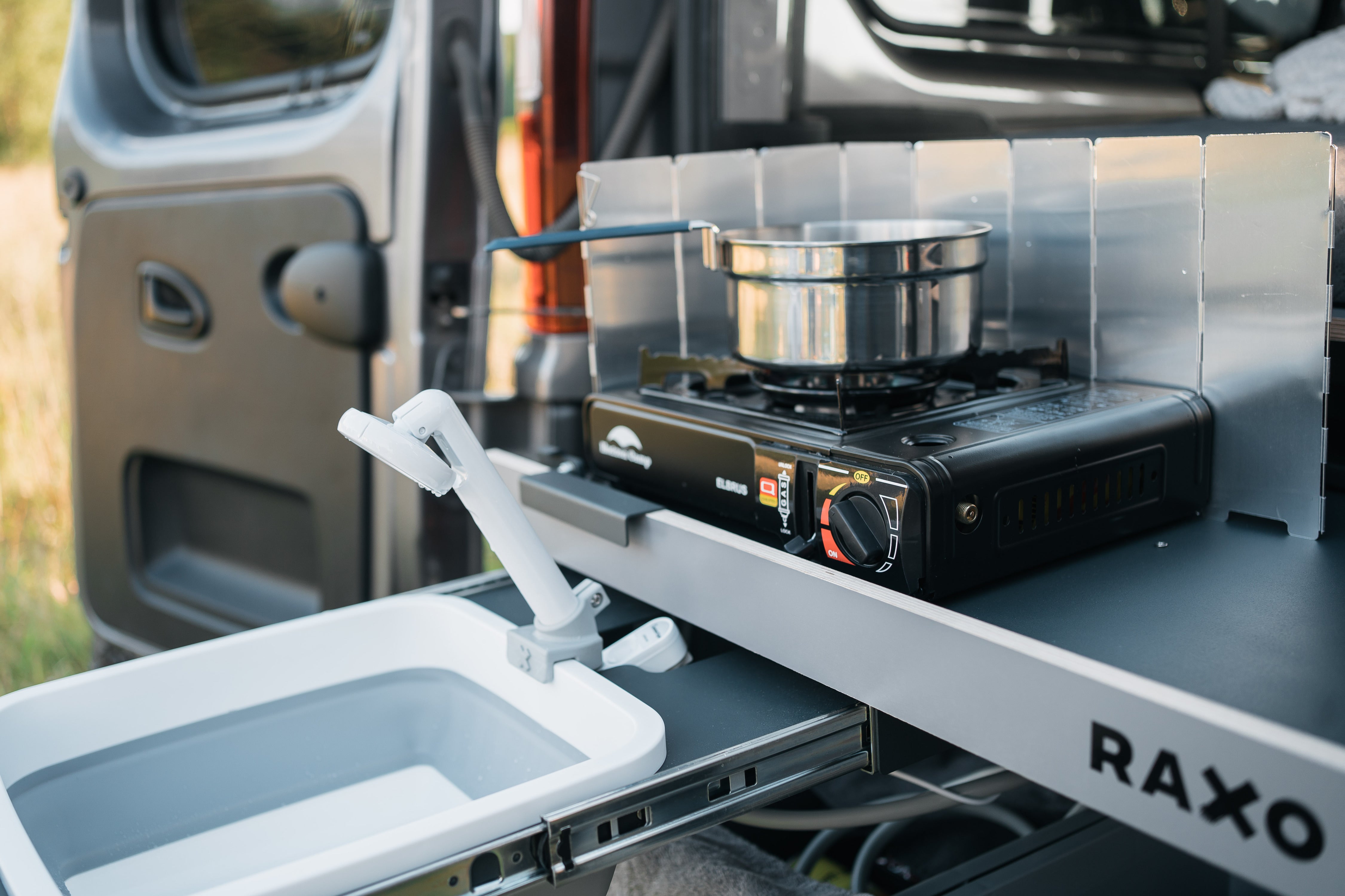 RAXO Base Campervan Module - Transform your car into a comfortable and functional campervan