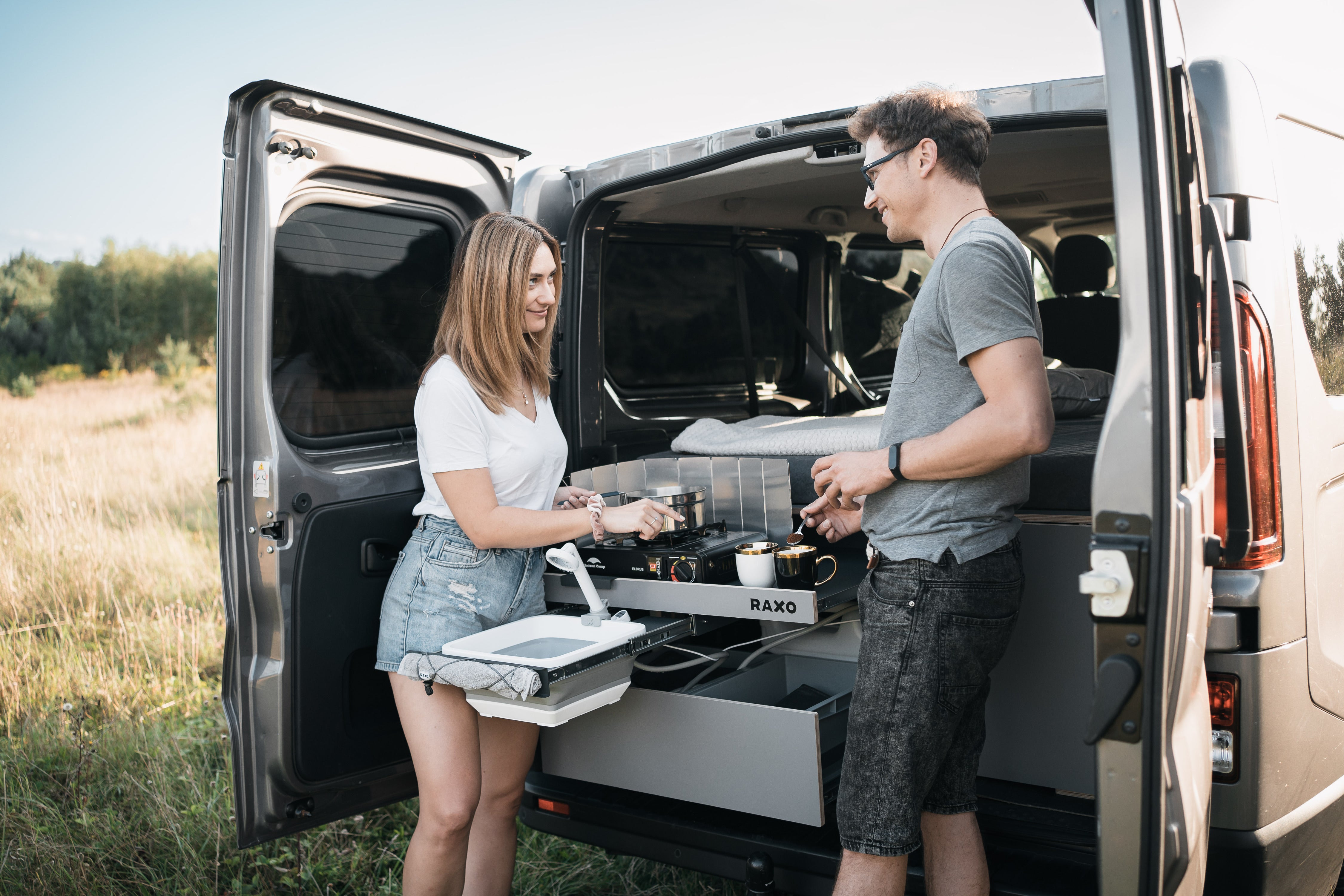 RAXO Base Campervan Module - Transform your car into a comfortable and functional campervan