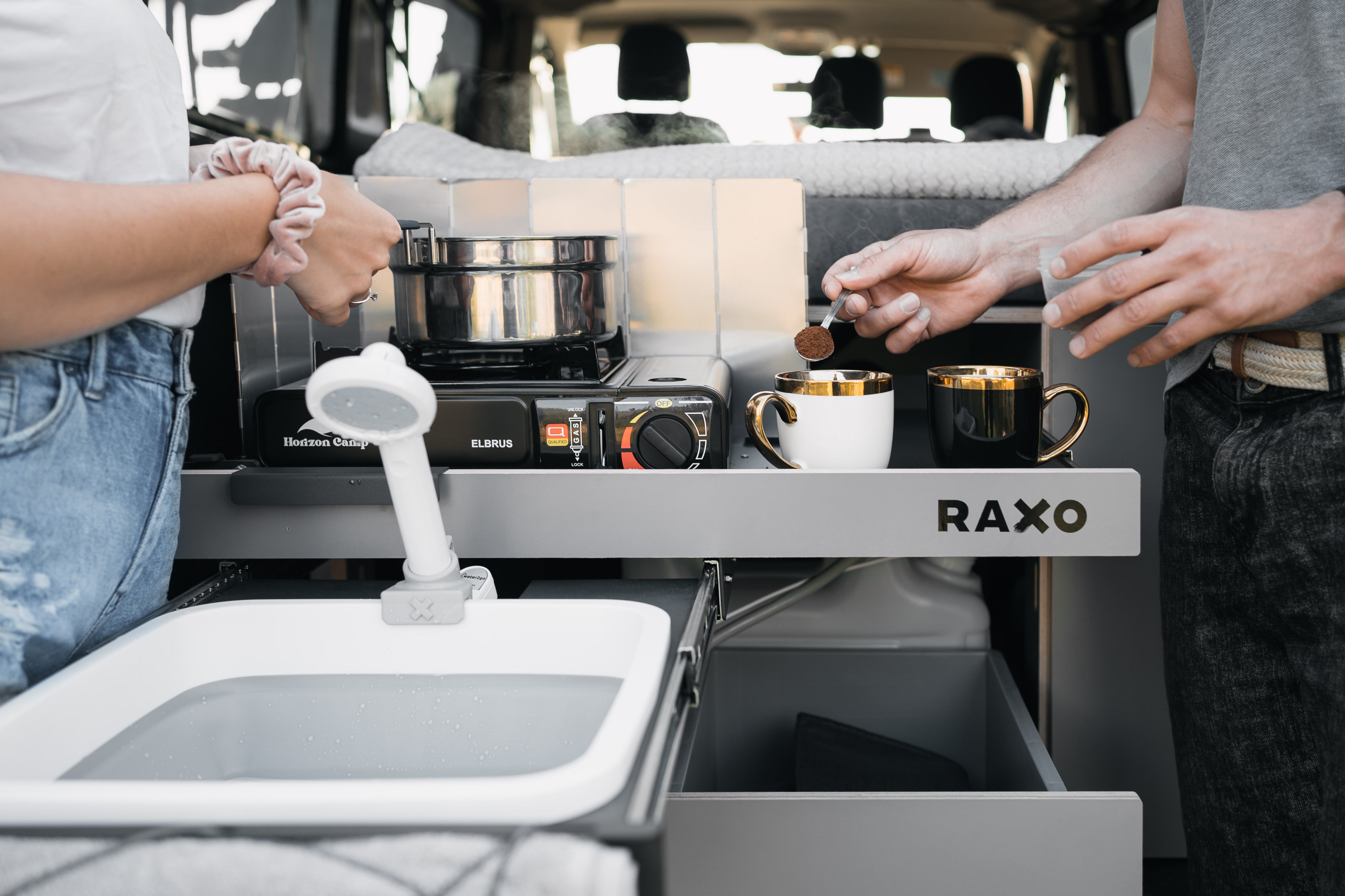 RAXO Base Campervan Module - Transform your car into a comfortable and functional campervan