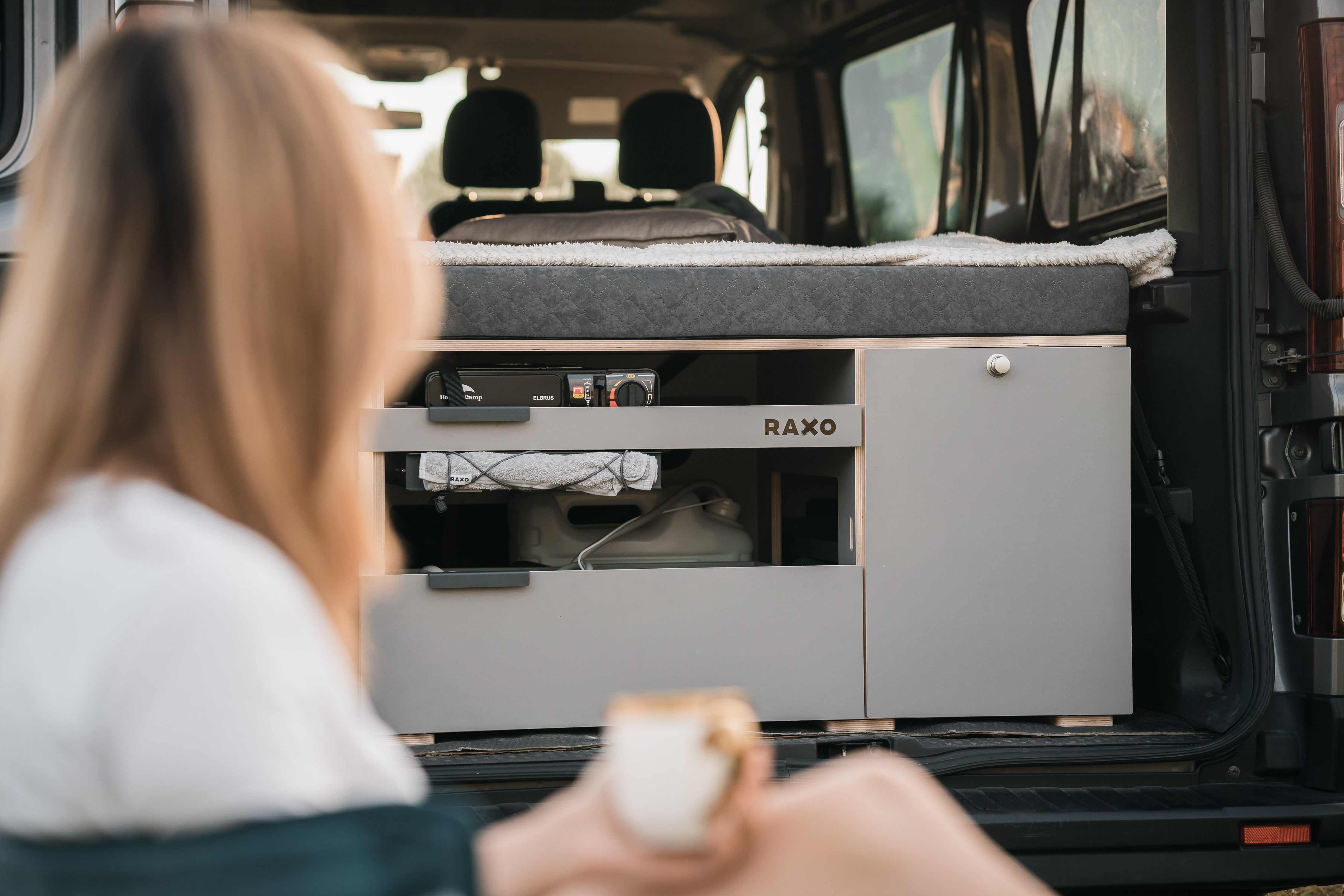 RAXO Base Campervan Module - Transform your car into a comfortable and functional campervan