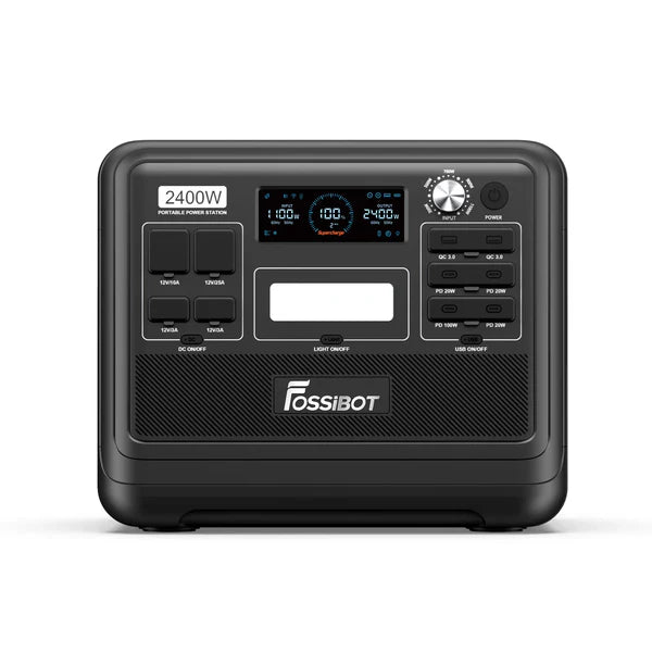 FOSSiBOT F2400 Tragbares Kraftwerk 2.400 W 2.048 Wh