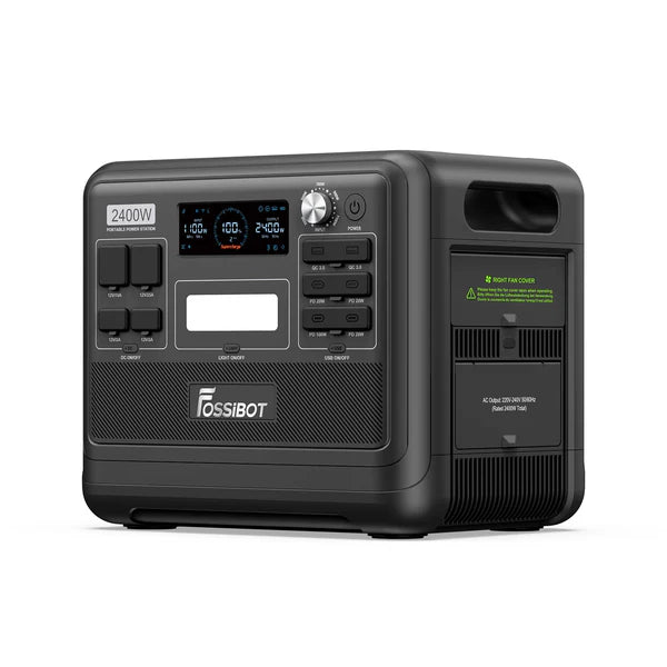 FOSSiBOT F2400 Tragbares Kraftwerk 2.400 W 2.048 Wh