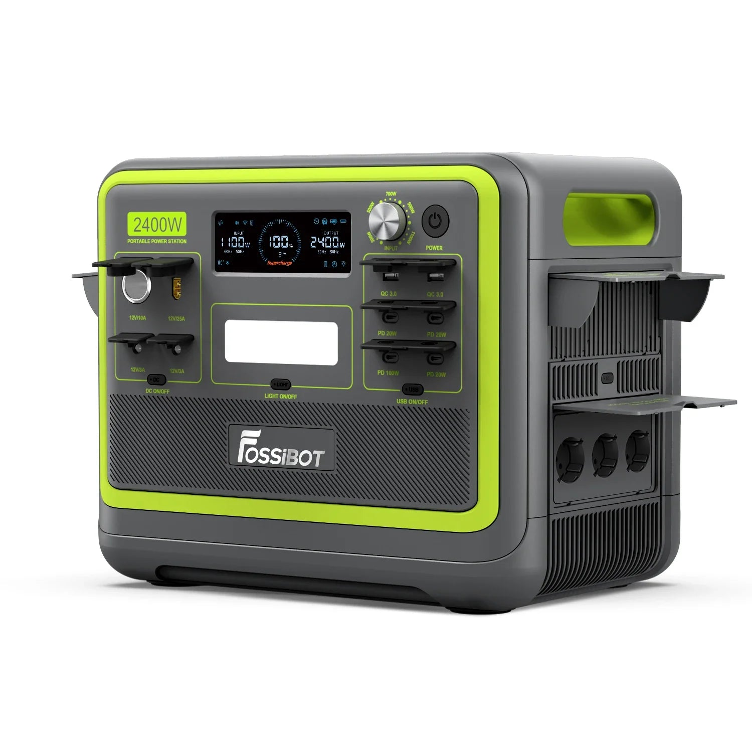 FOSSiBOT F2400 Tragbares Kraftwerk 2.400 W 2.048 Wh