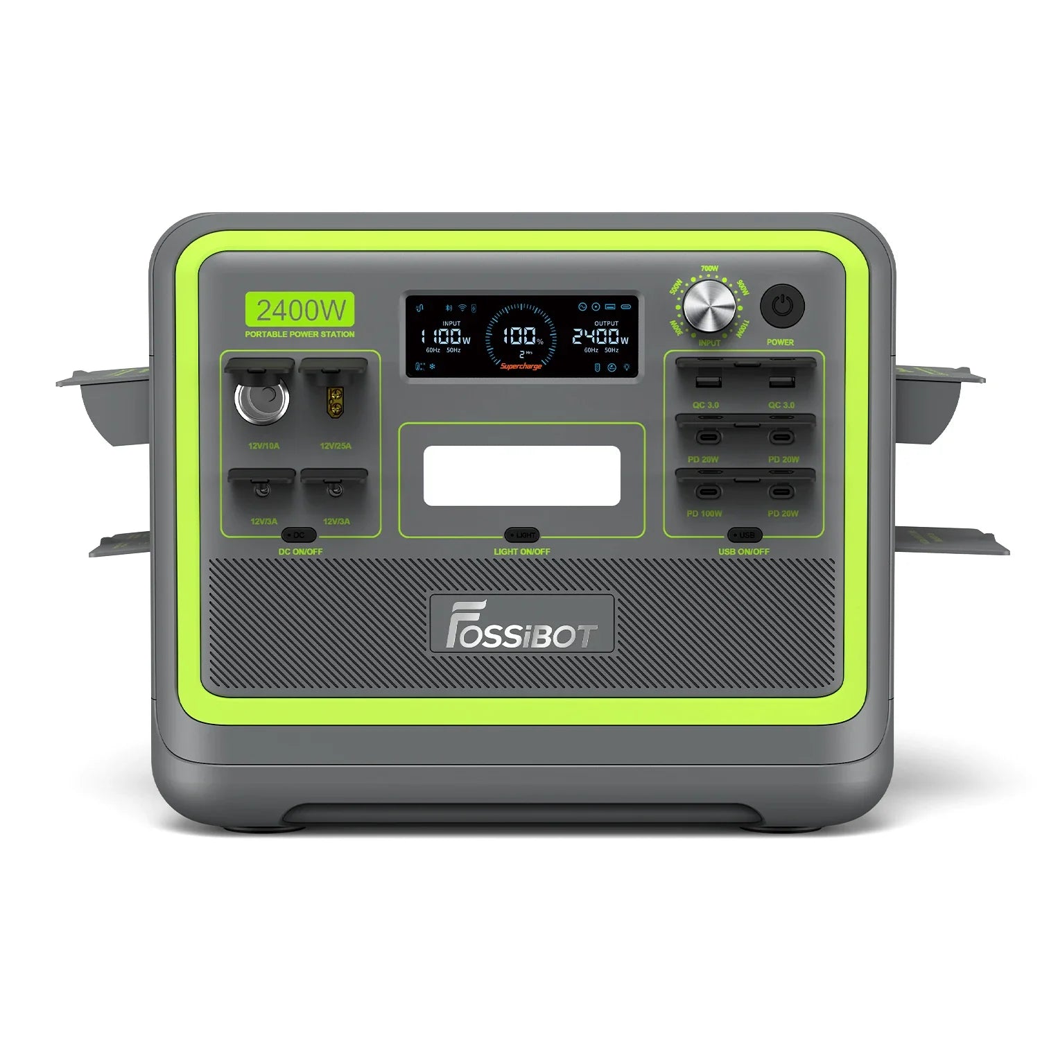 FOSSiBOT F2400 Tragbares Kraftwerk 2.400 W 2.048 Wh