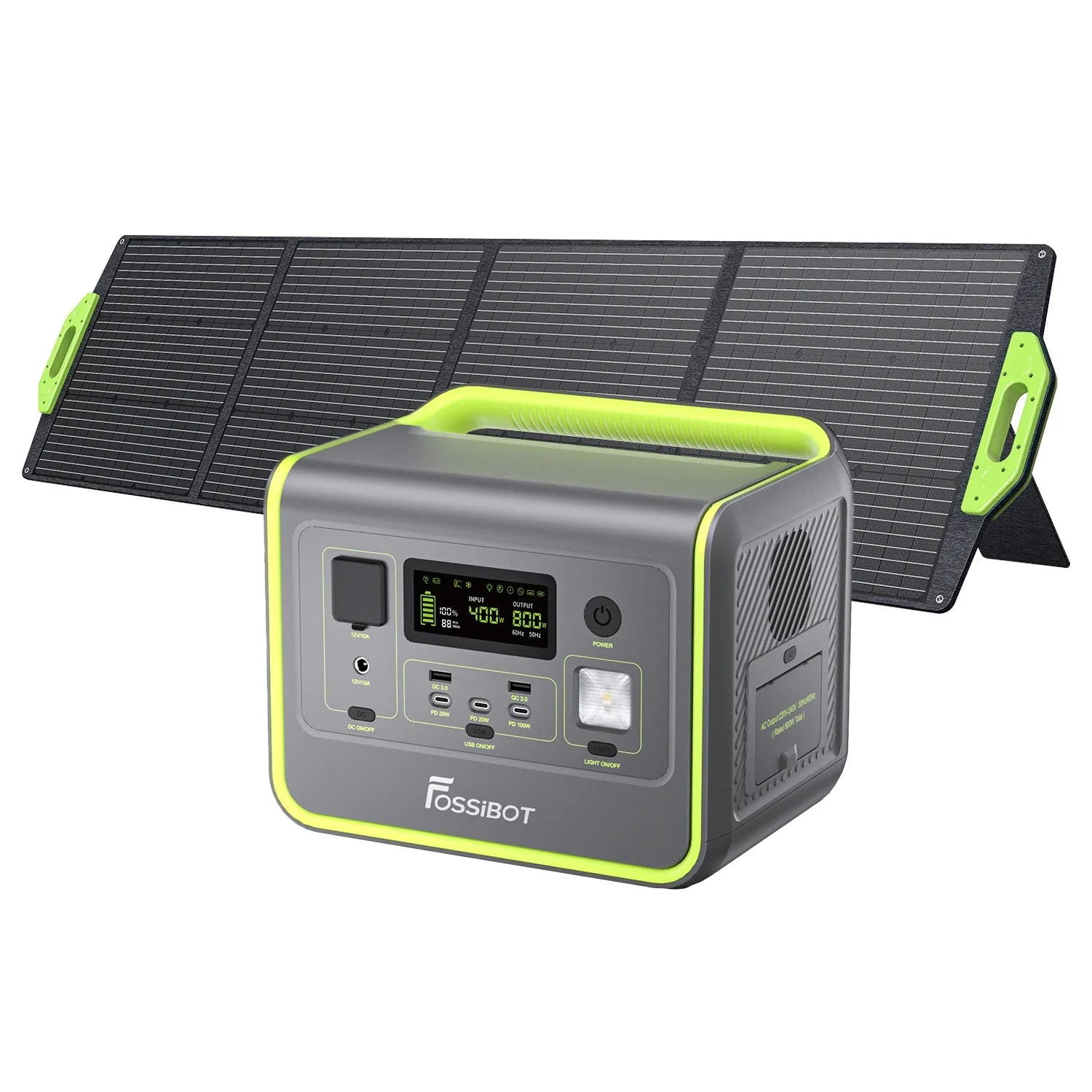 FOSSiBOT F800 Tragbares Kraftwerk 800W 512Wh