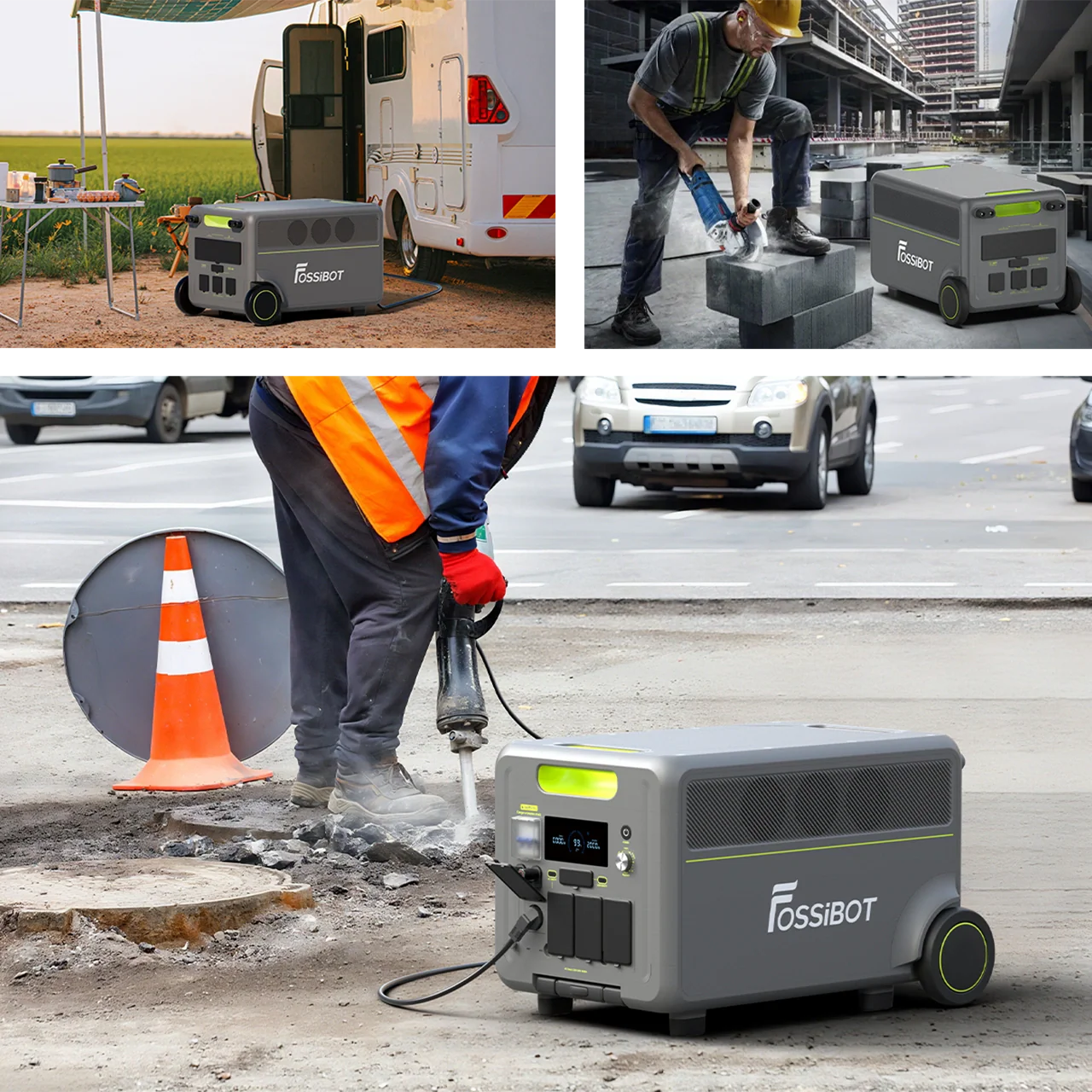 FOSSiBOT F7200 Transportabel Power station 5222.4Wh | 7200W