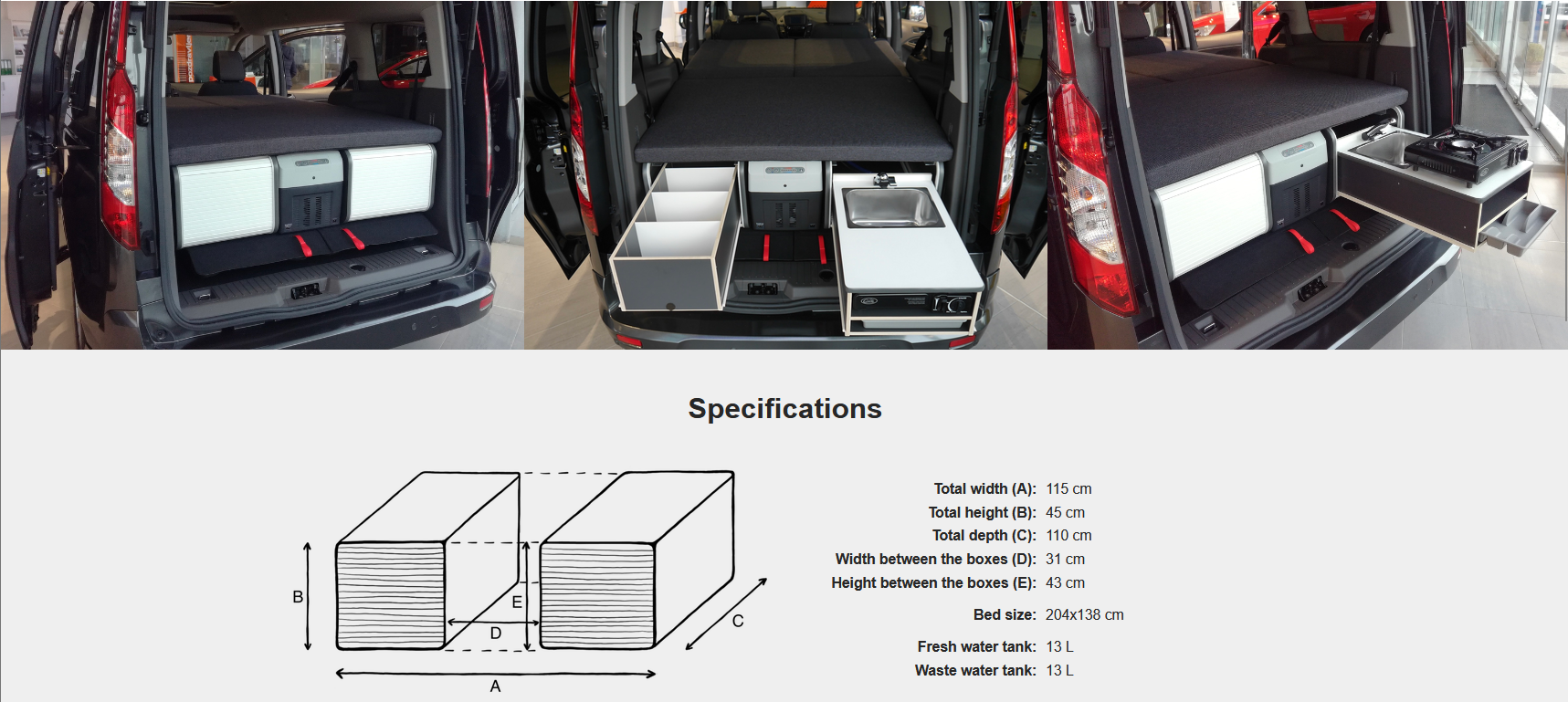 FLIP Camping Box – Luxuriöses Wohnmobil-Modul 