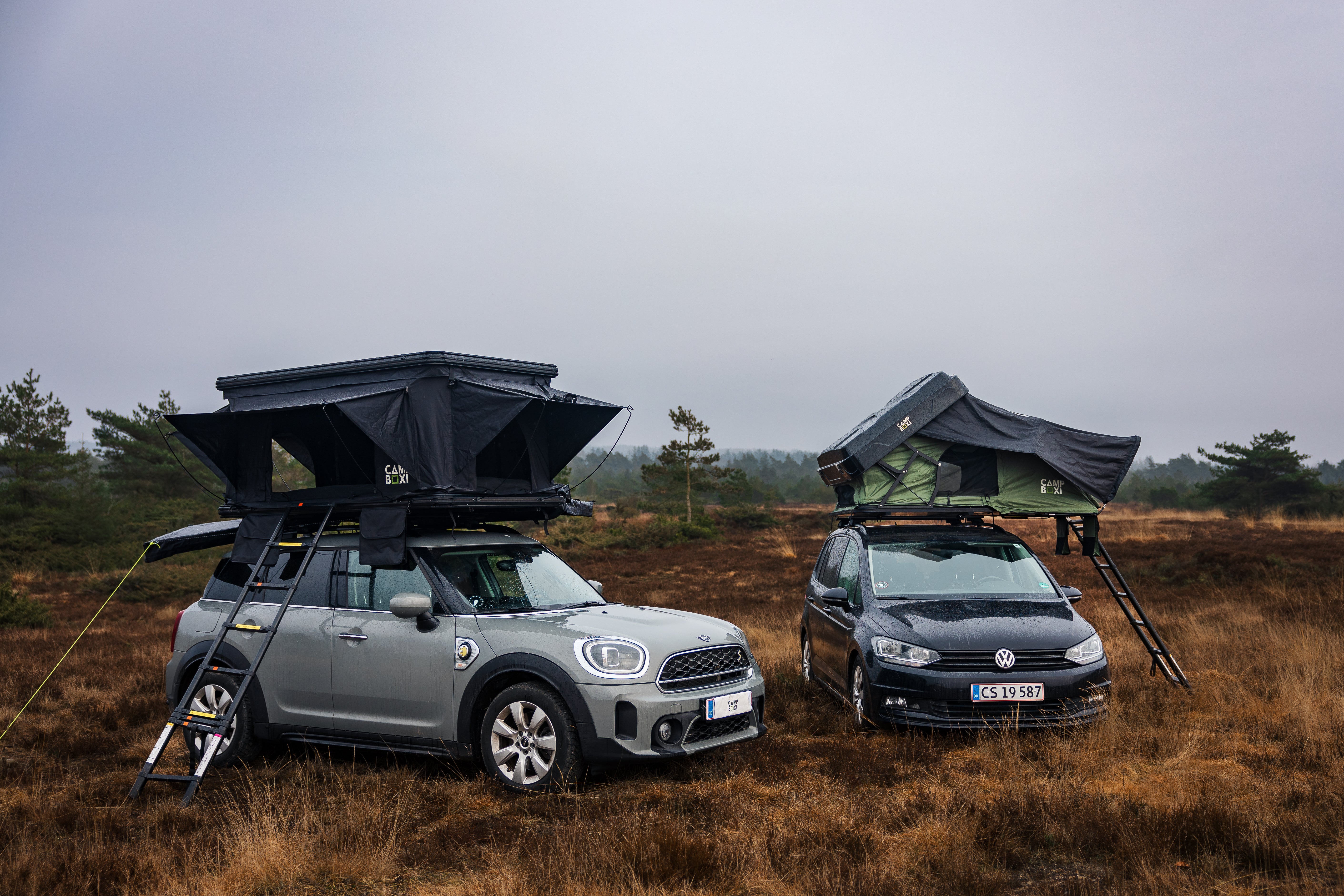 CampBoxi Aero 130 roof tent - Hard-shell aluminum roof tent