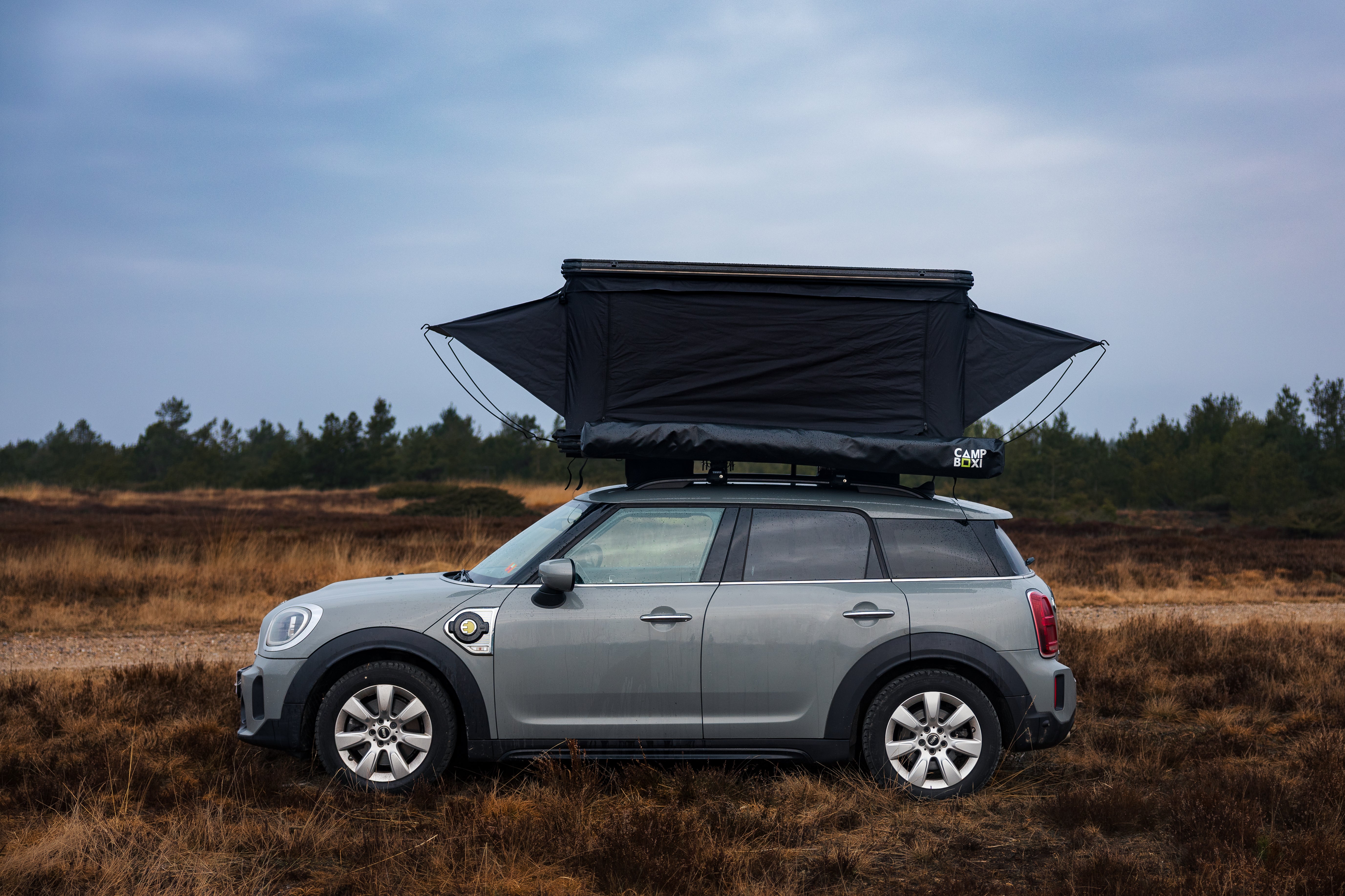 CampBoxi Aero 130 roof tent - Hard-shell aluminum roof tent