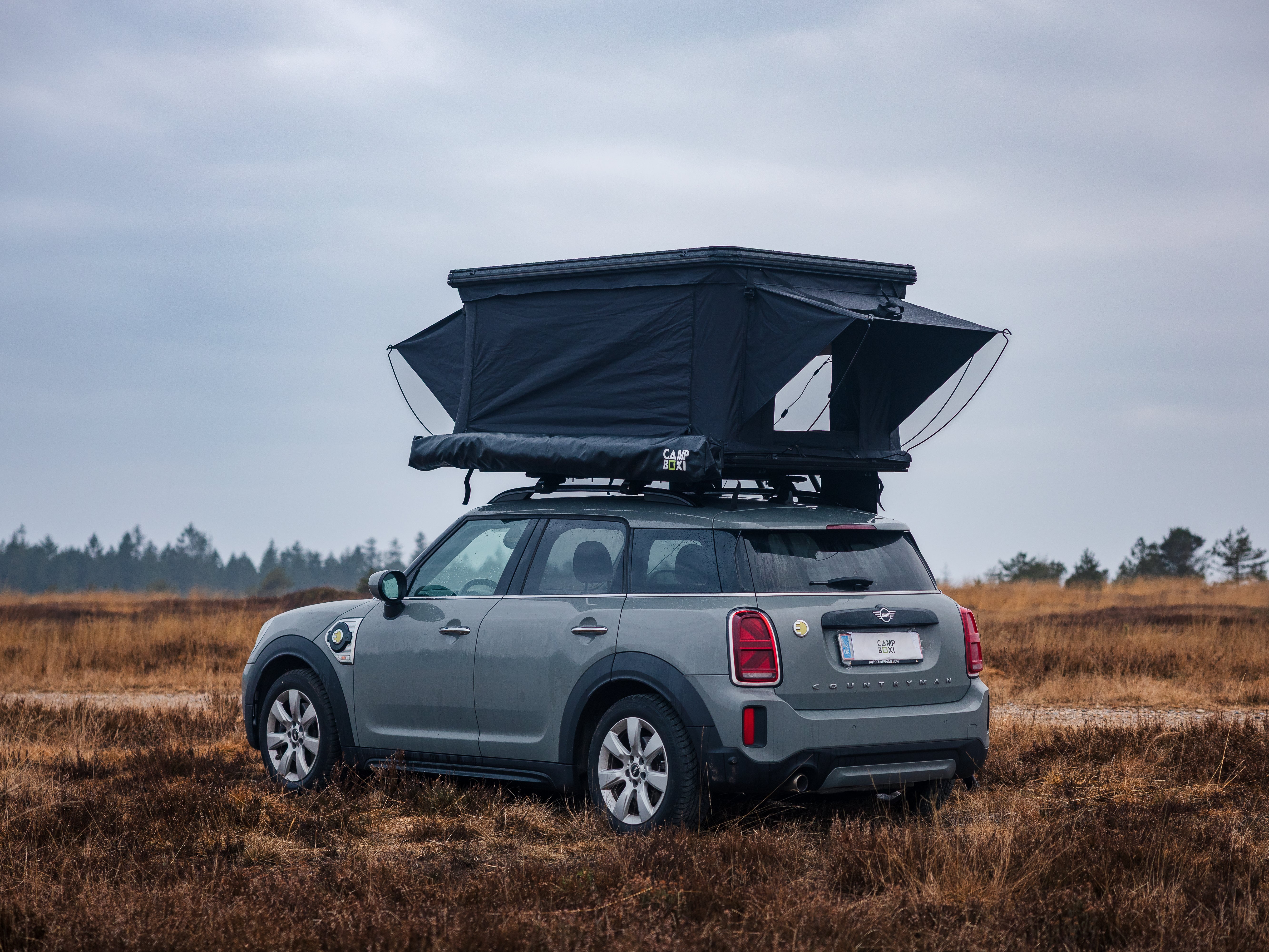 CampBoxi Aero 130 roof tent - Hard-shell aluminum roof tent