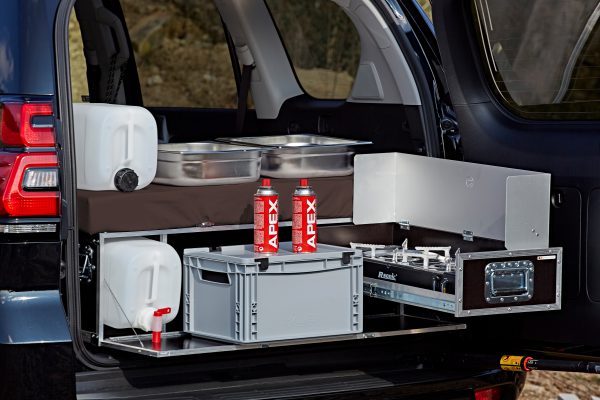 QUQUQ FlatBox – Campervan-Modul für Landcruiser &amp; Discovery 3+4