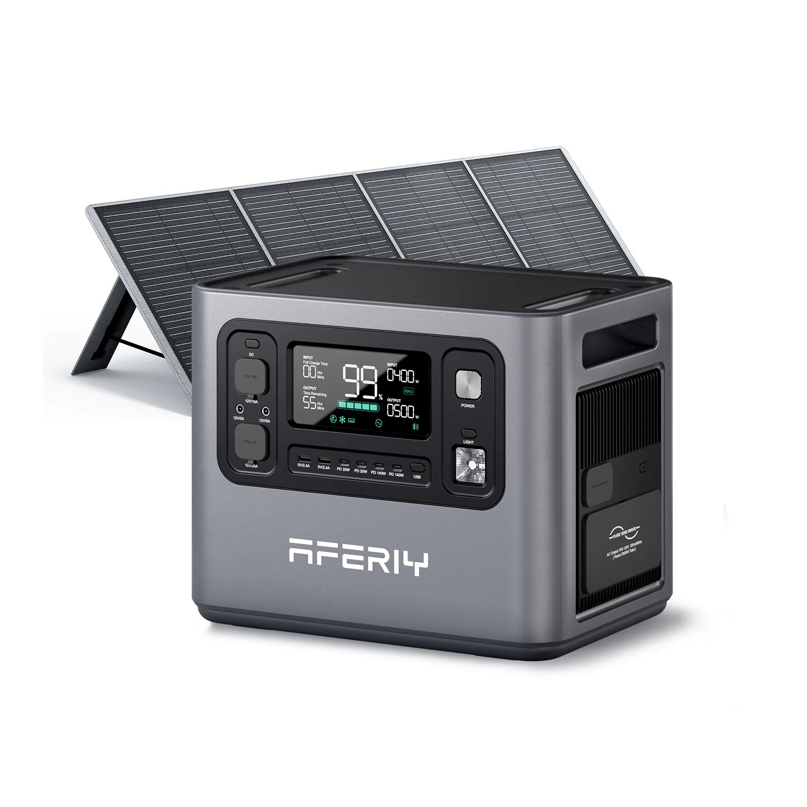 AFERIY P280 Power Station (2800W, 2048Wh to 10240Wh)