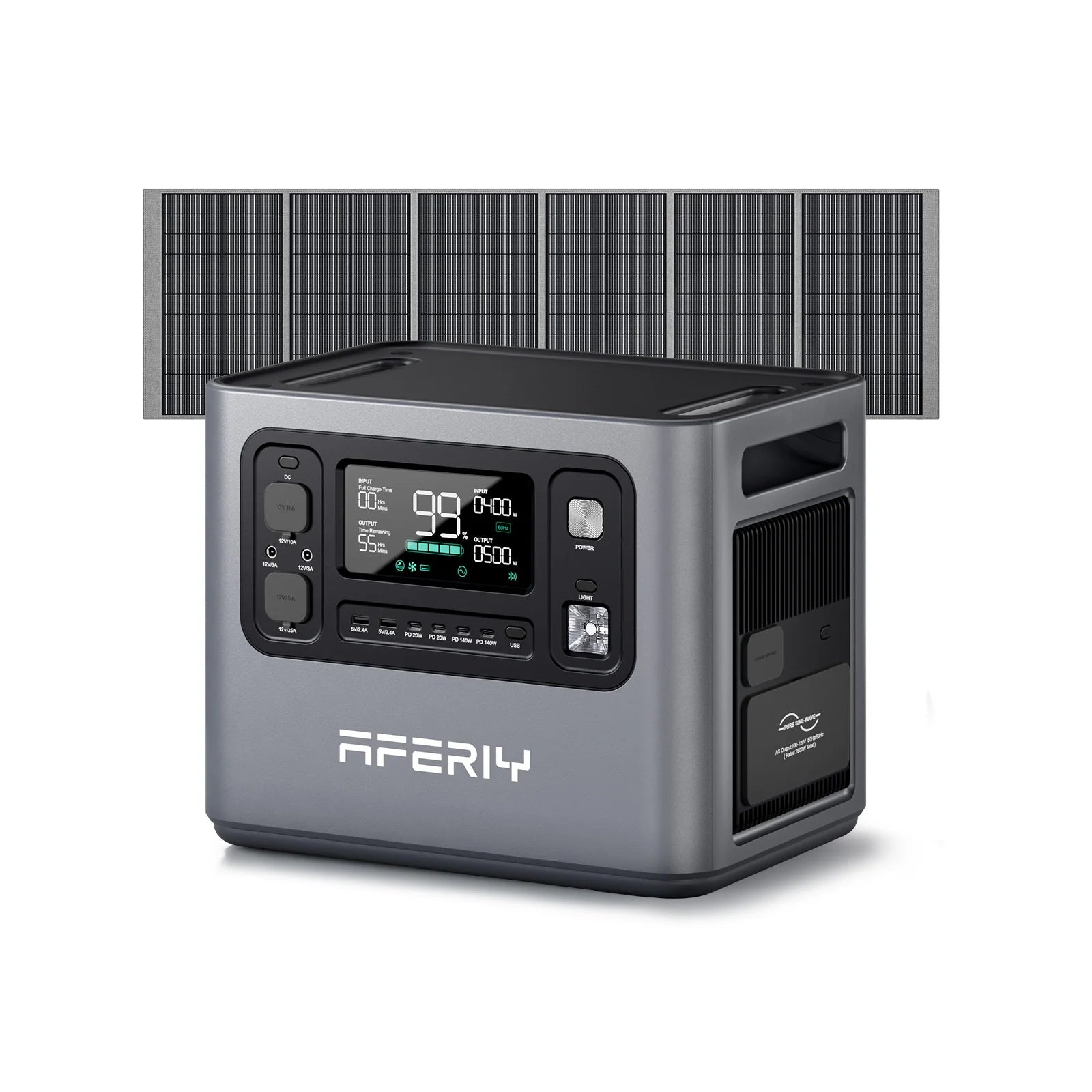 AFERIY P280 Power Station (2800W, 2048Wh to 10240Wh)