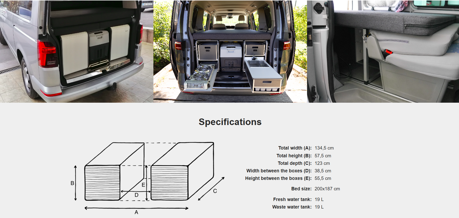 FLIP Camping Box – Luxuriöses Wohnmobil-Modul 