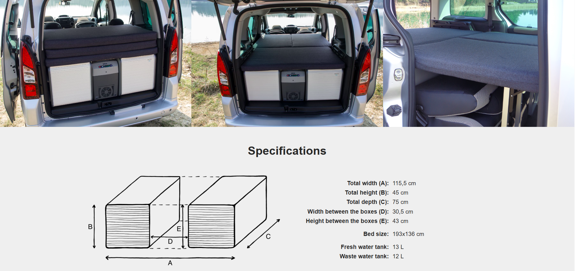 FLIP Camping Box – Luxuriöses Wohnmobil-Modul 