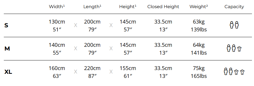 James Baroud Space M - Spacious quality roof tent