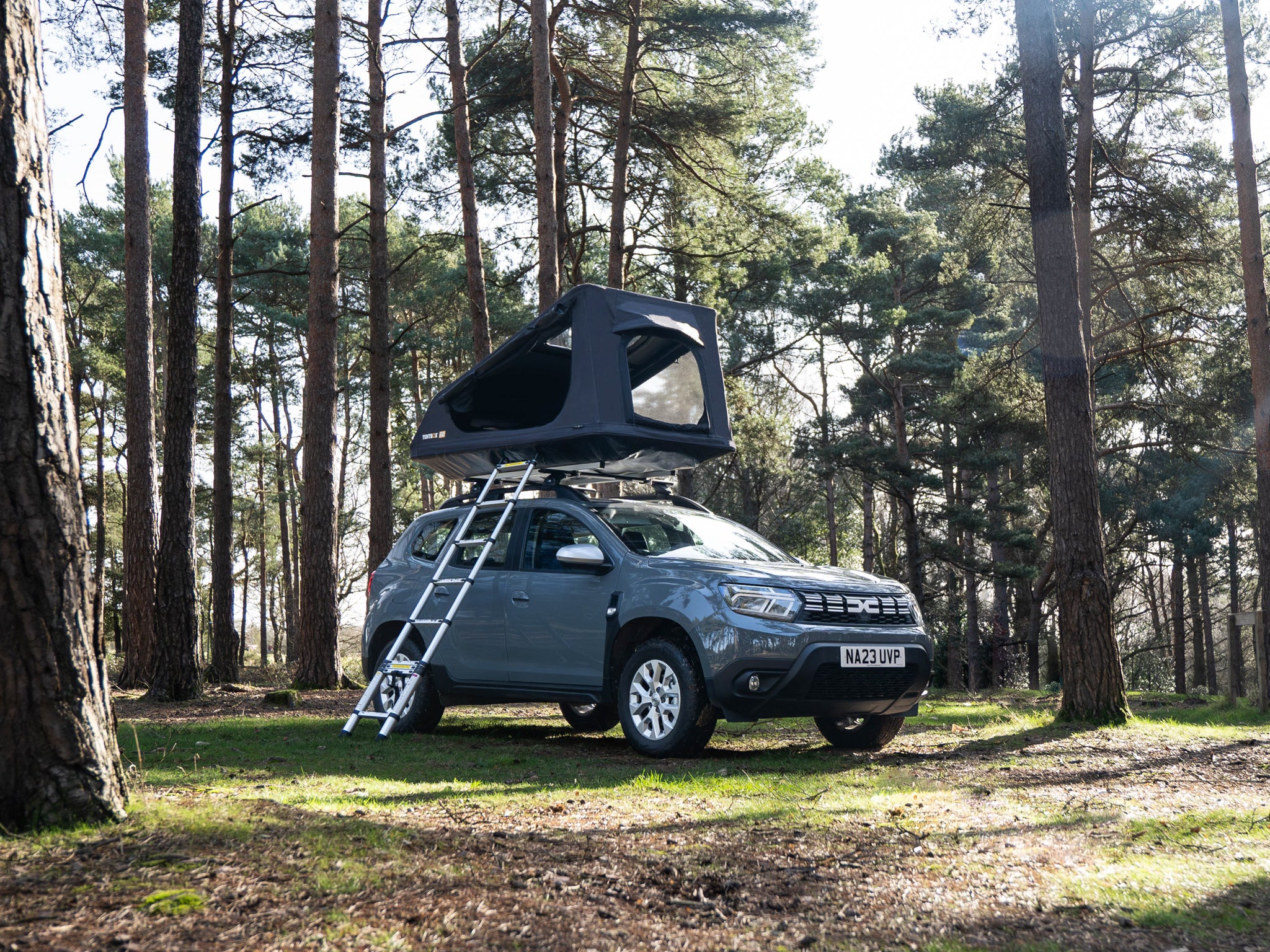 TentBox GO – The market's lightest roof tent, which can be packed into a bag