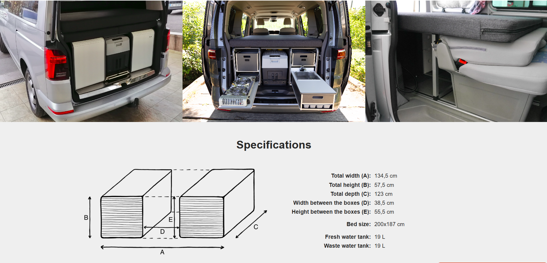 FLIP Camping Box – Luxuriöses Wohnmobil-Modul 