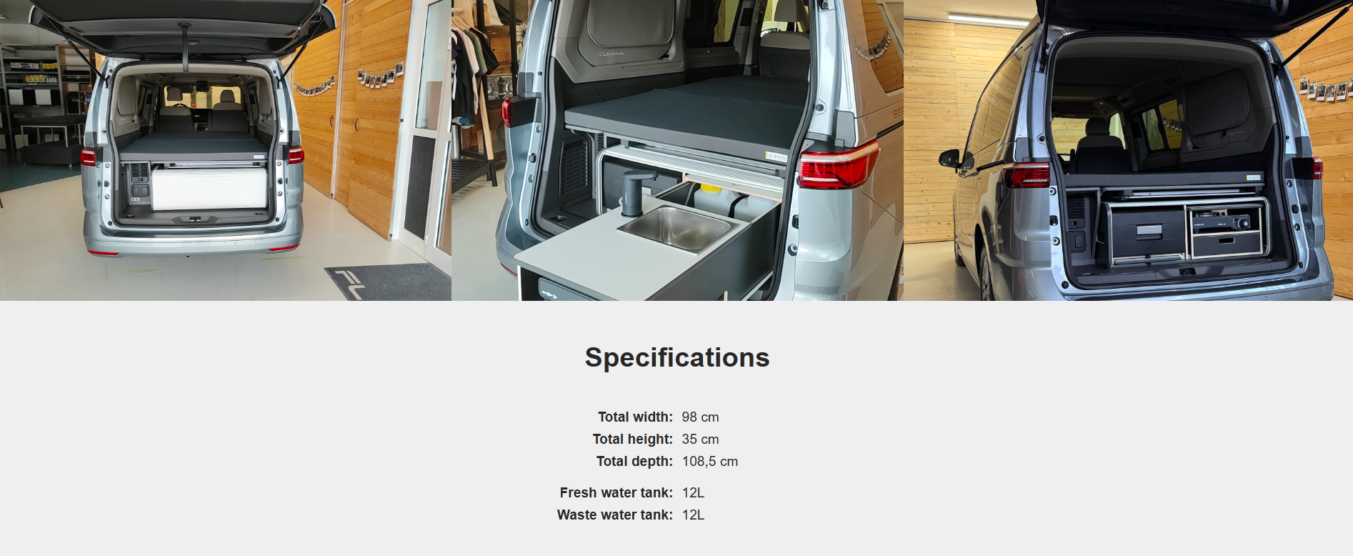 FLIP Camping Box – Luxuriöses Wohnmobil-Modul 