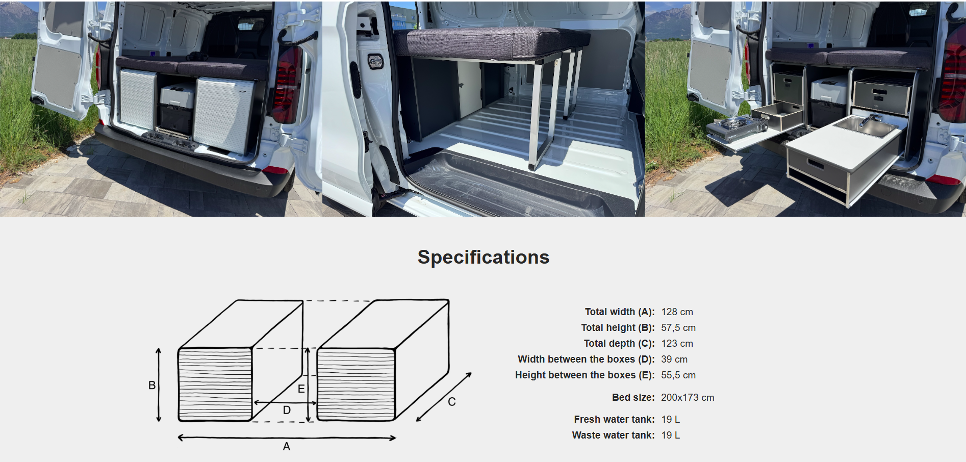 FLIP Camping Box – Luxuriöses Wohnmobil-Modul 