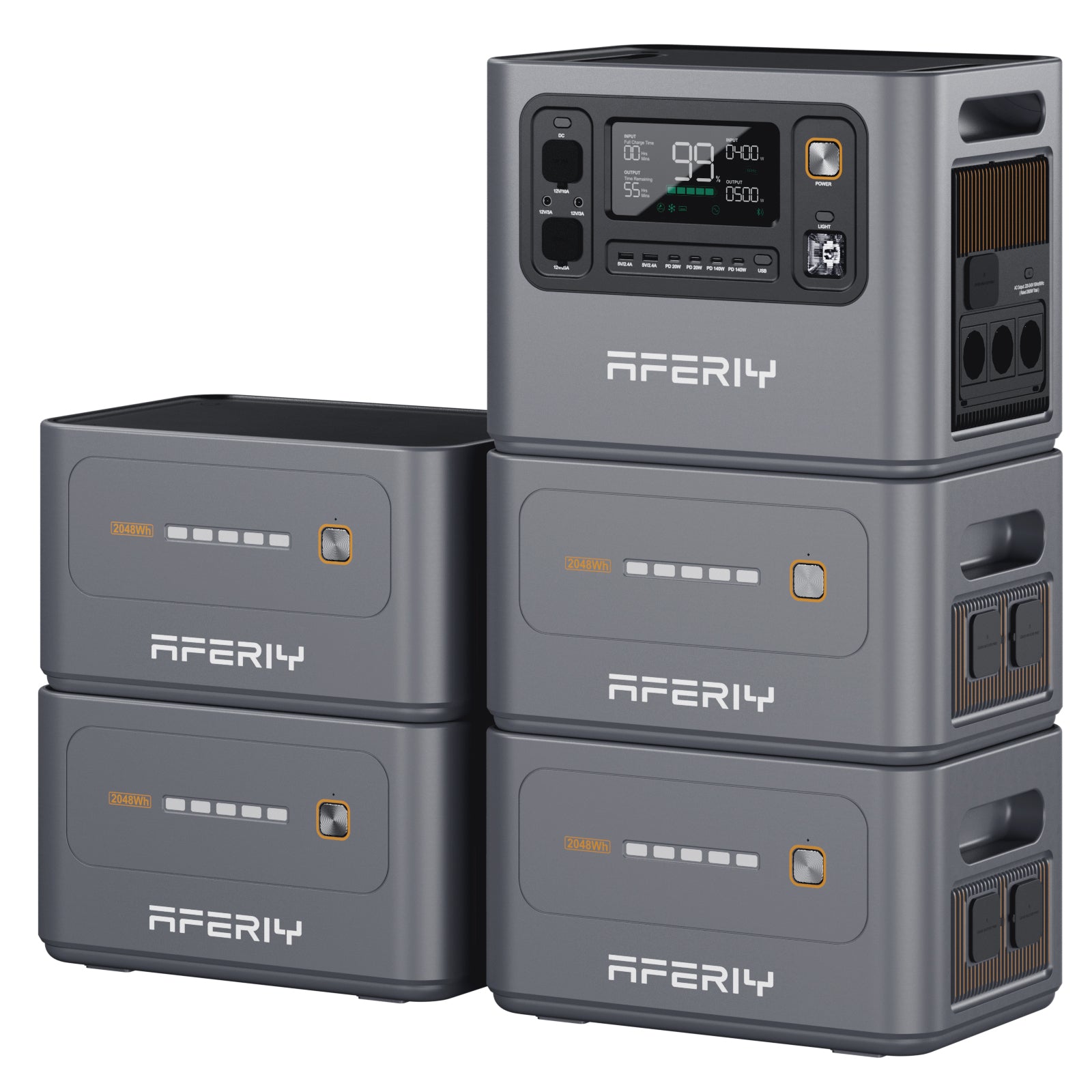 AFERIY Haven3000 P300 Power Station 3000W 2048Wh-10240Wh