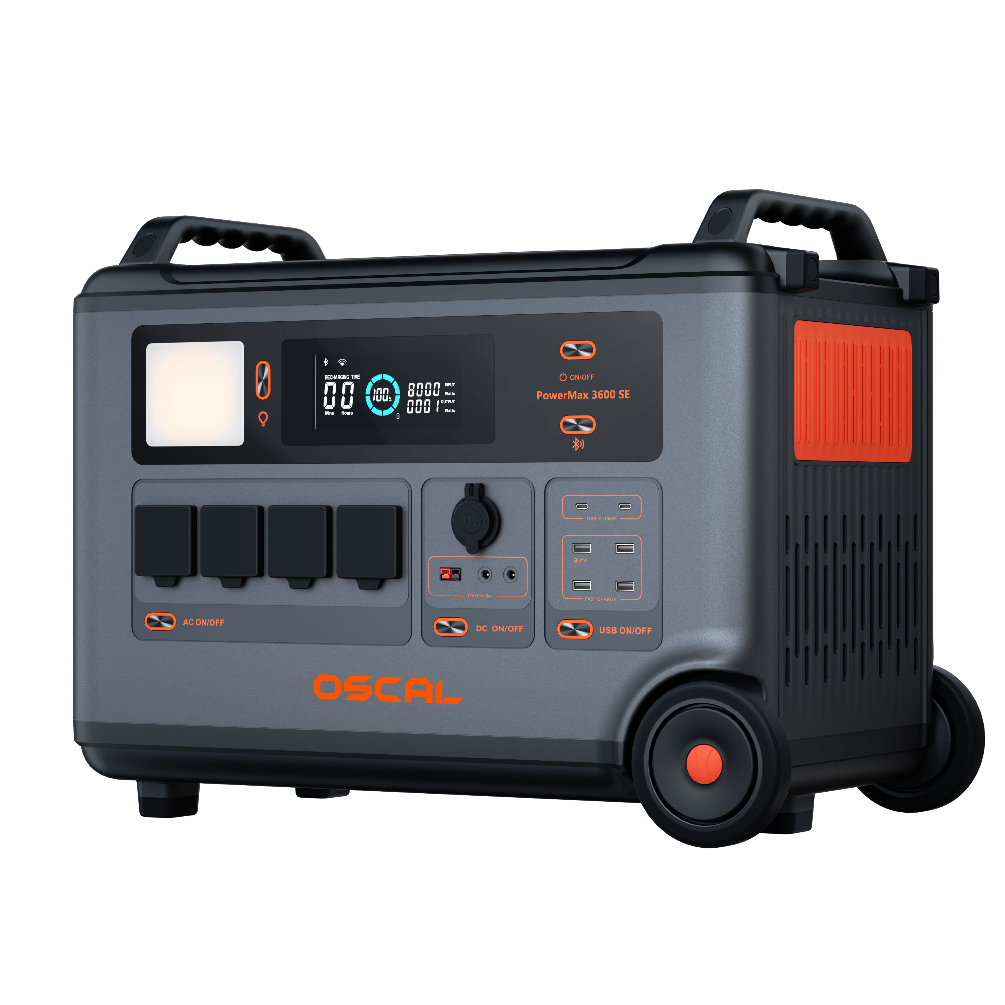 OSCAL PowerMax 3600 SE Kraftstation (3600Wh)