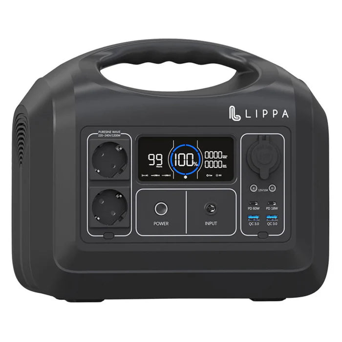 Lippa Power station - 992Wh, Black