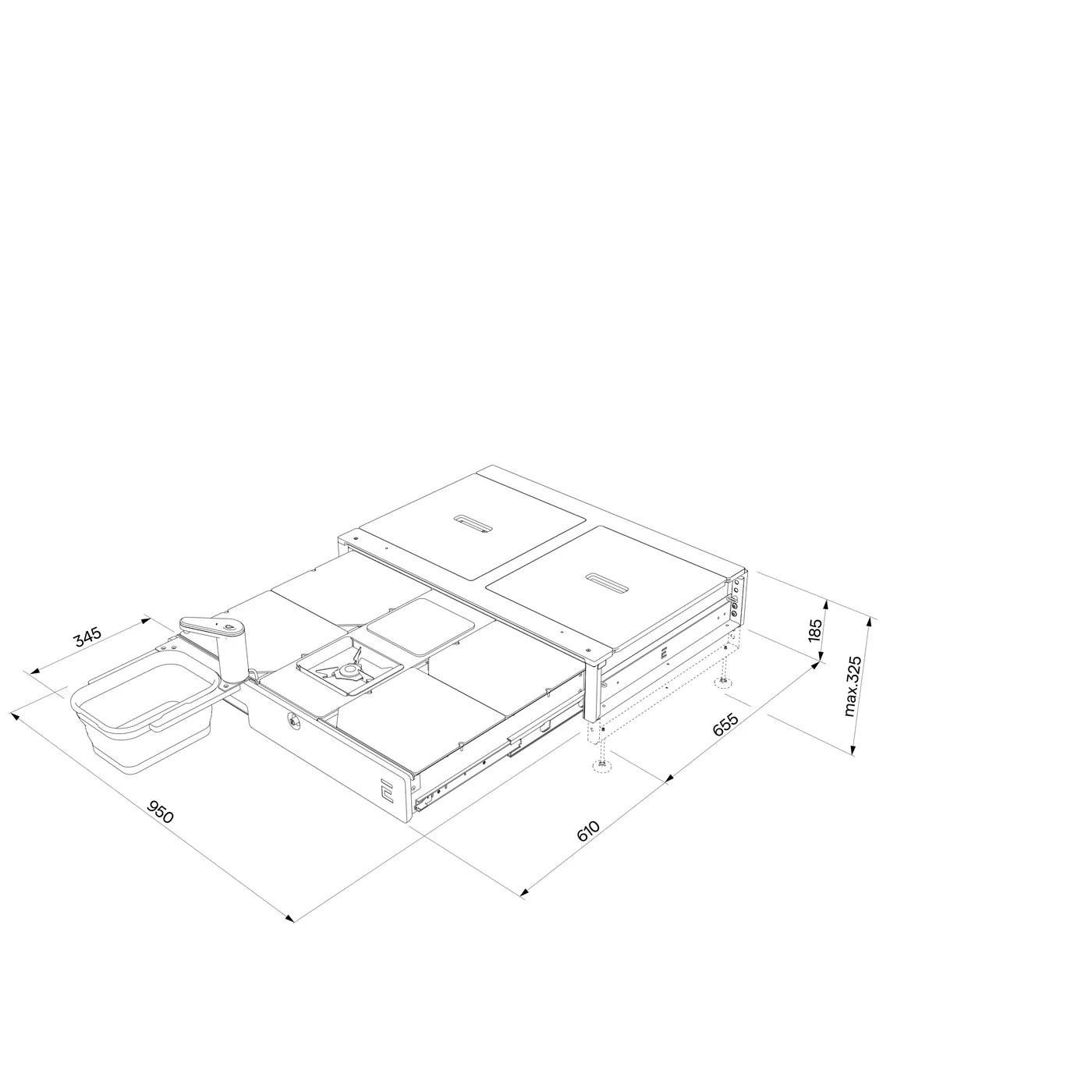 EGOE Nestbox S - Kitchen set