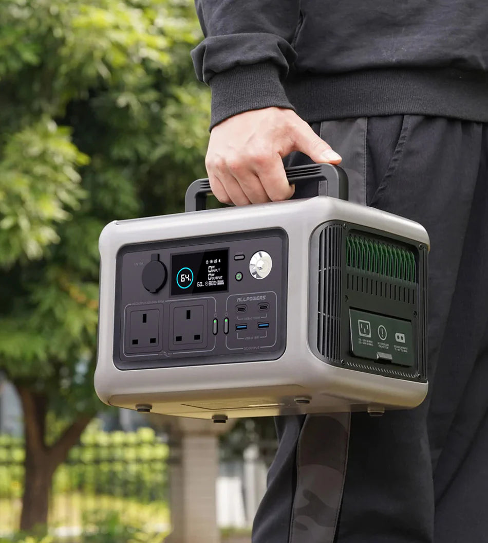 ALLPOWERS R600 Power Station 600W 299Wh LiFeP04 Battery
